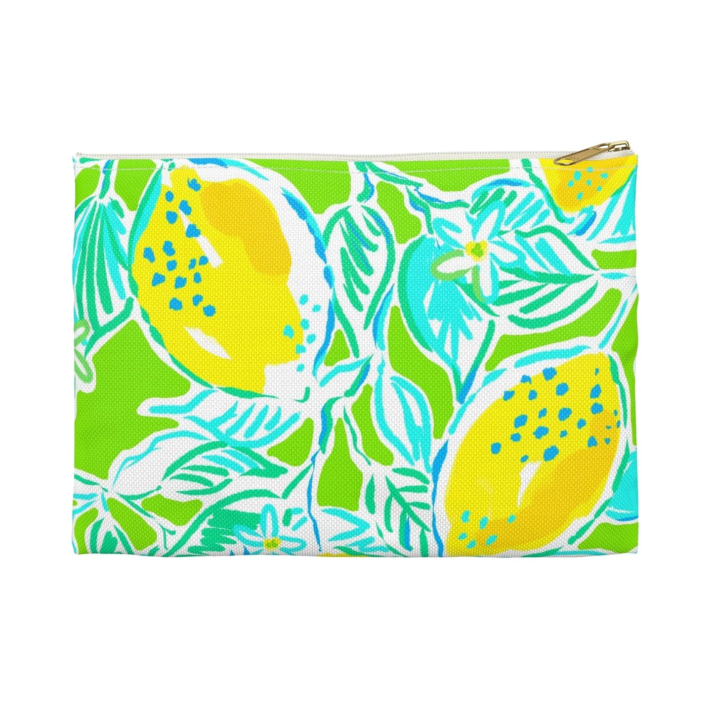 Lemonade Days Accessory Pouch - Small / White zipper - Bags