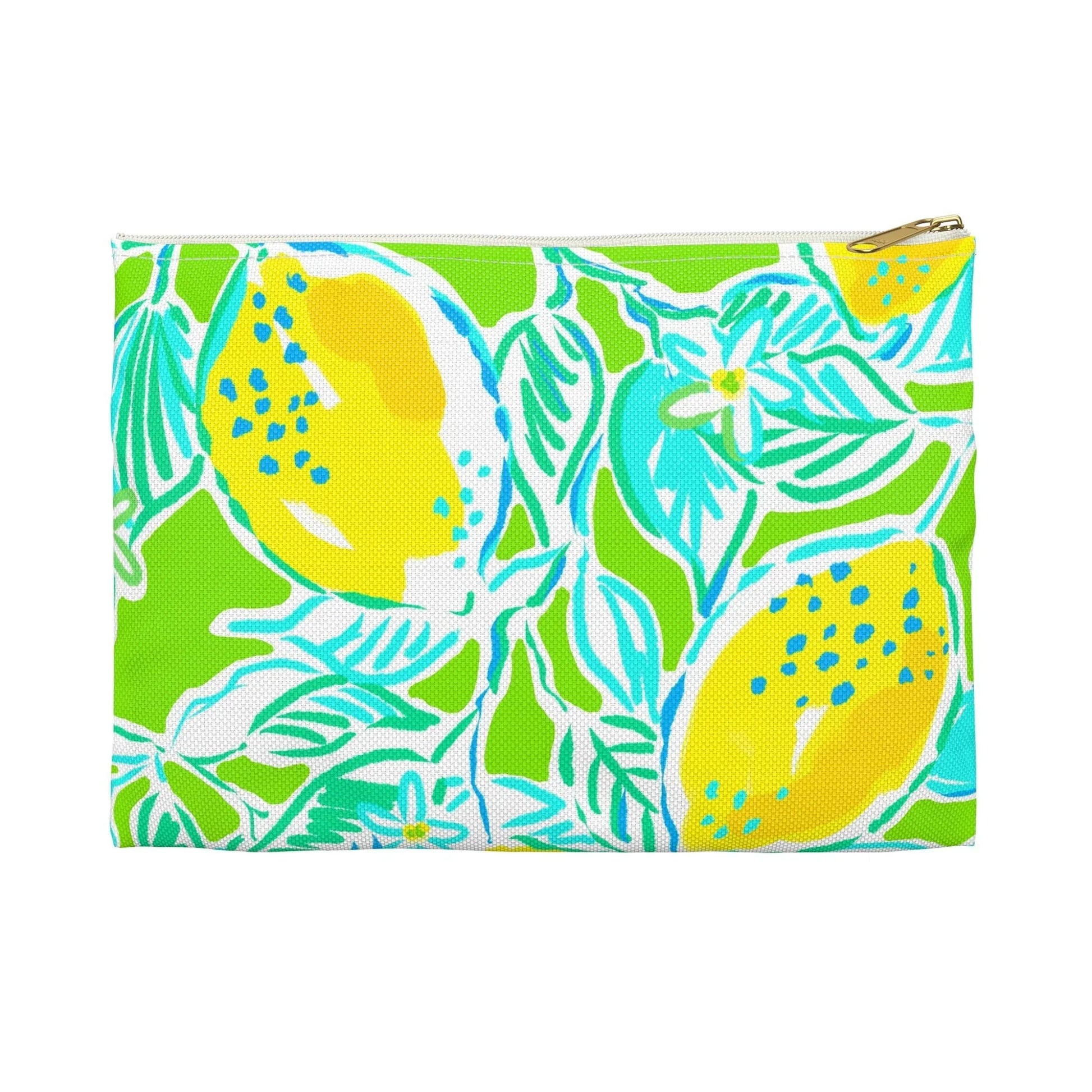 Lemonade Days Accessory Pouch - Small / White zipper - Bags