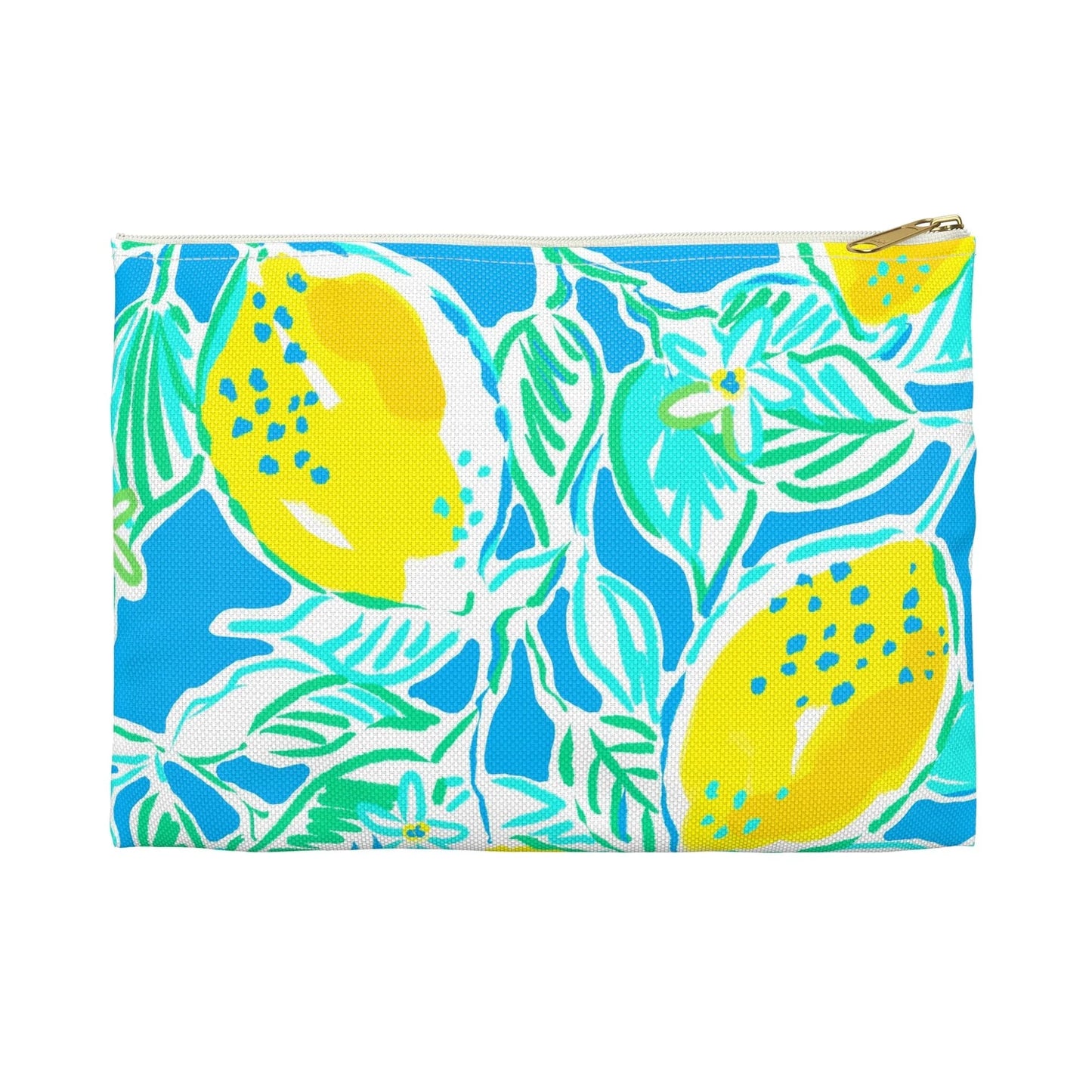 Lemonade Days Accessory Pouch - Small / White zipper - Bags