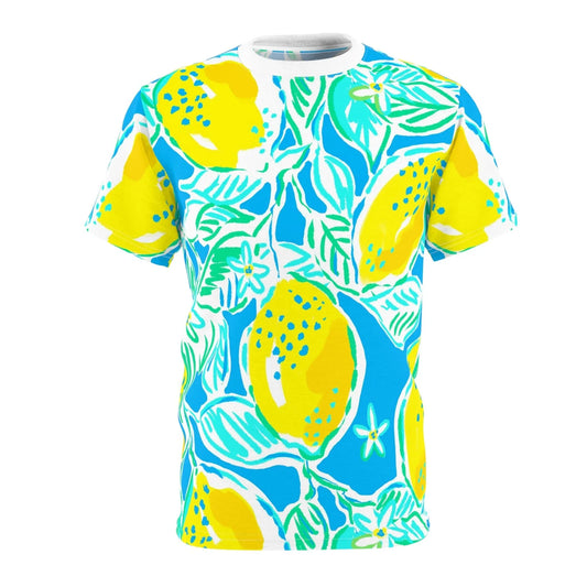 Lemonade Days All-Over-Print T-Shirt - White stitching / 4 oz. / S - All Over Prints