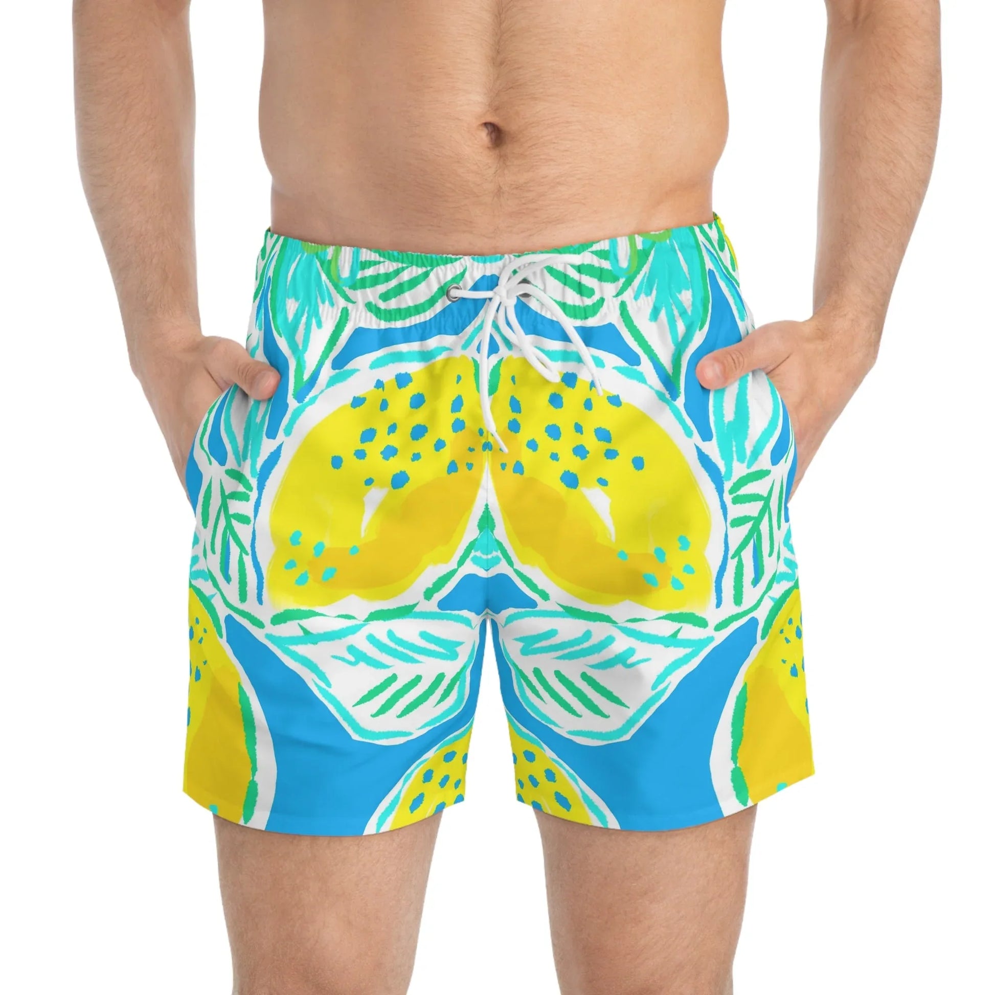 Lemonade Days Swim Trunks - All Over Prints