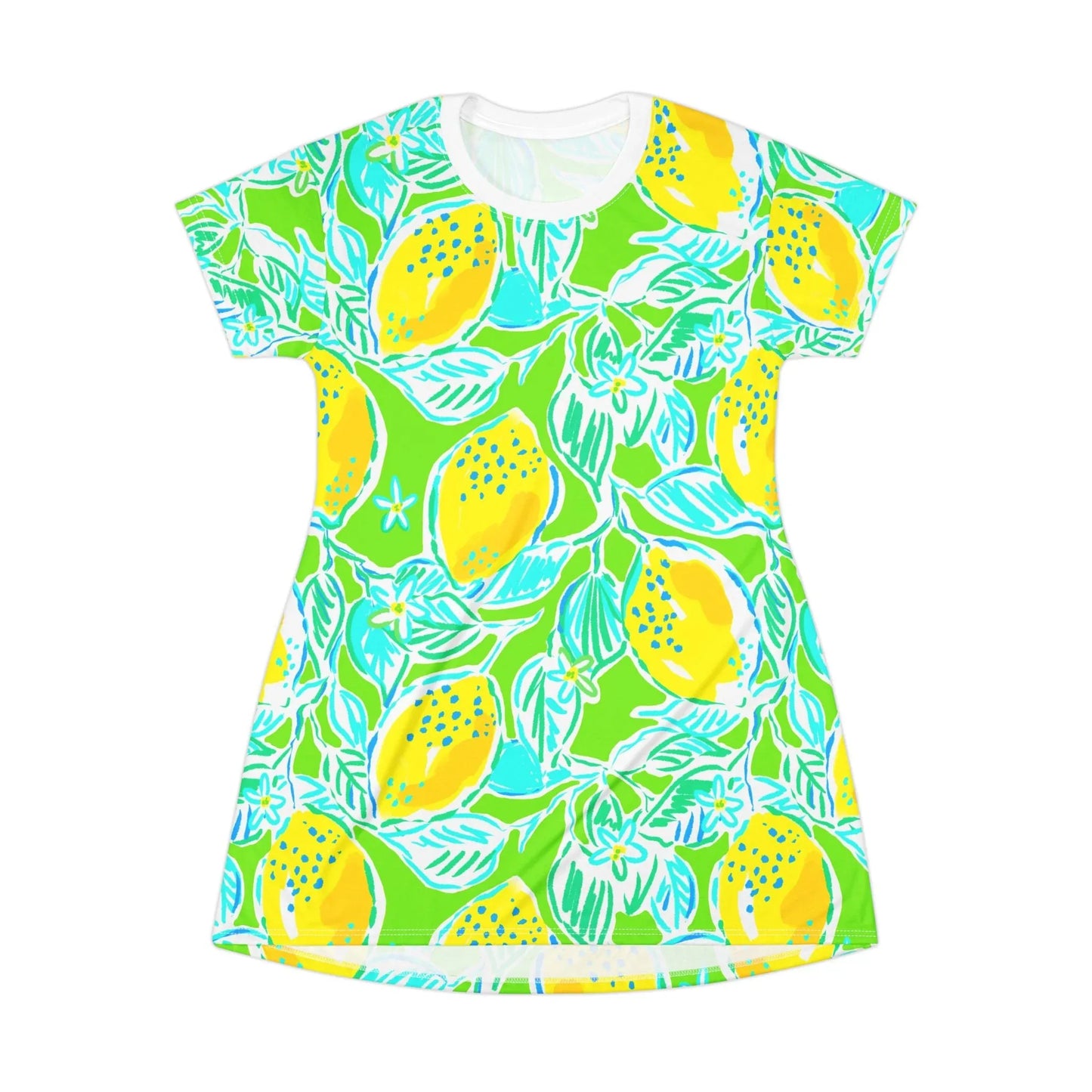 Lemonade Days T-Shirt Dress - XS - All Over Prints