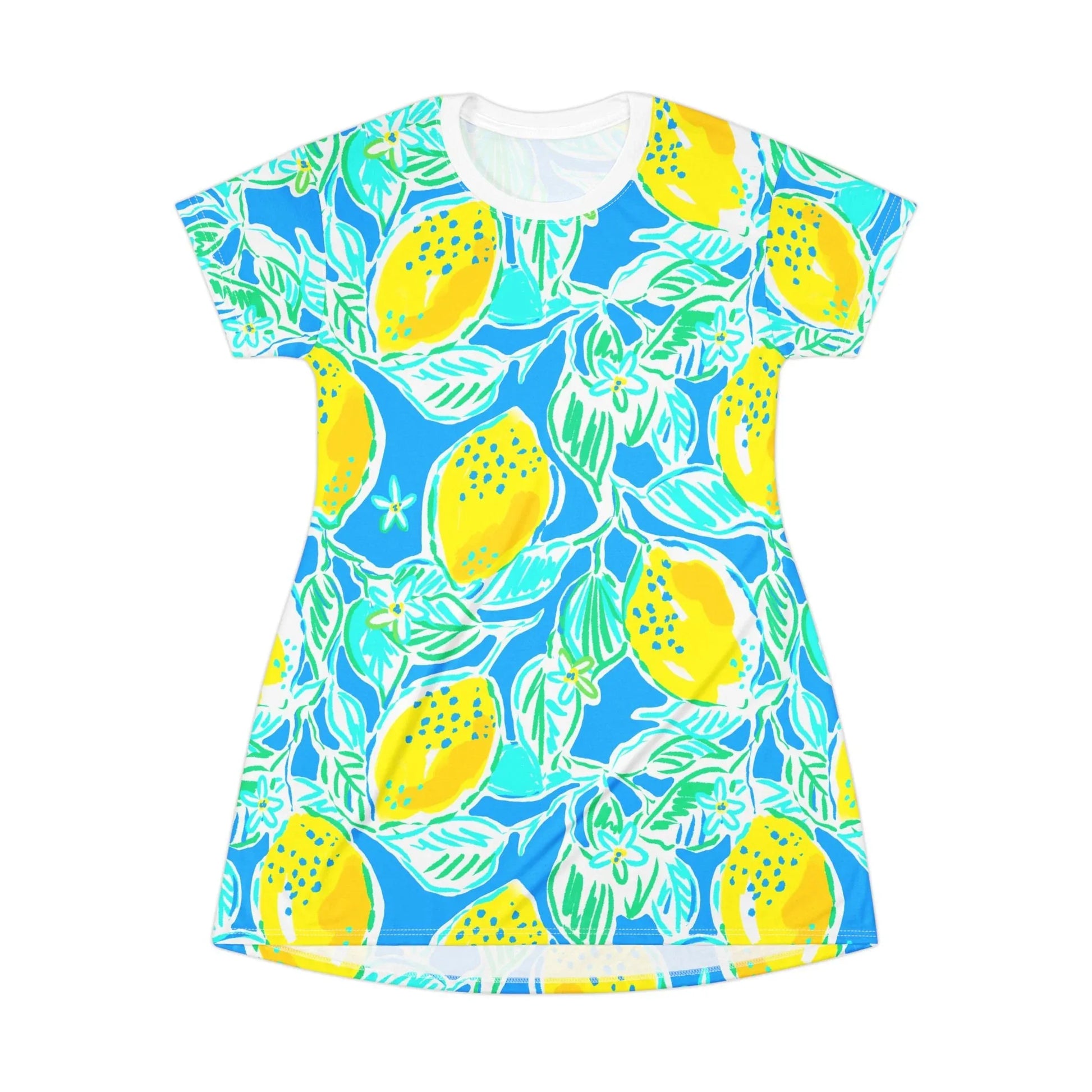 Lemonade Days T-Shirt Dress - XS - All Over Prints