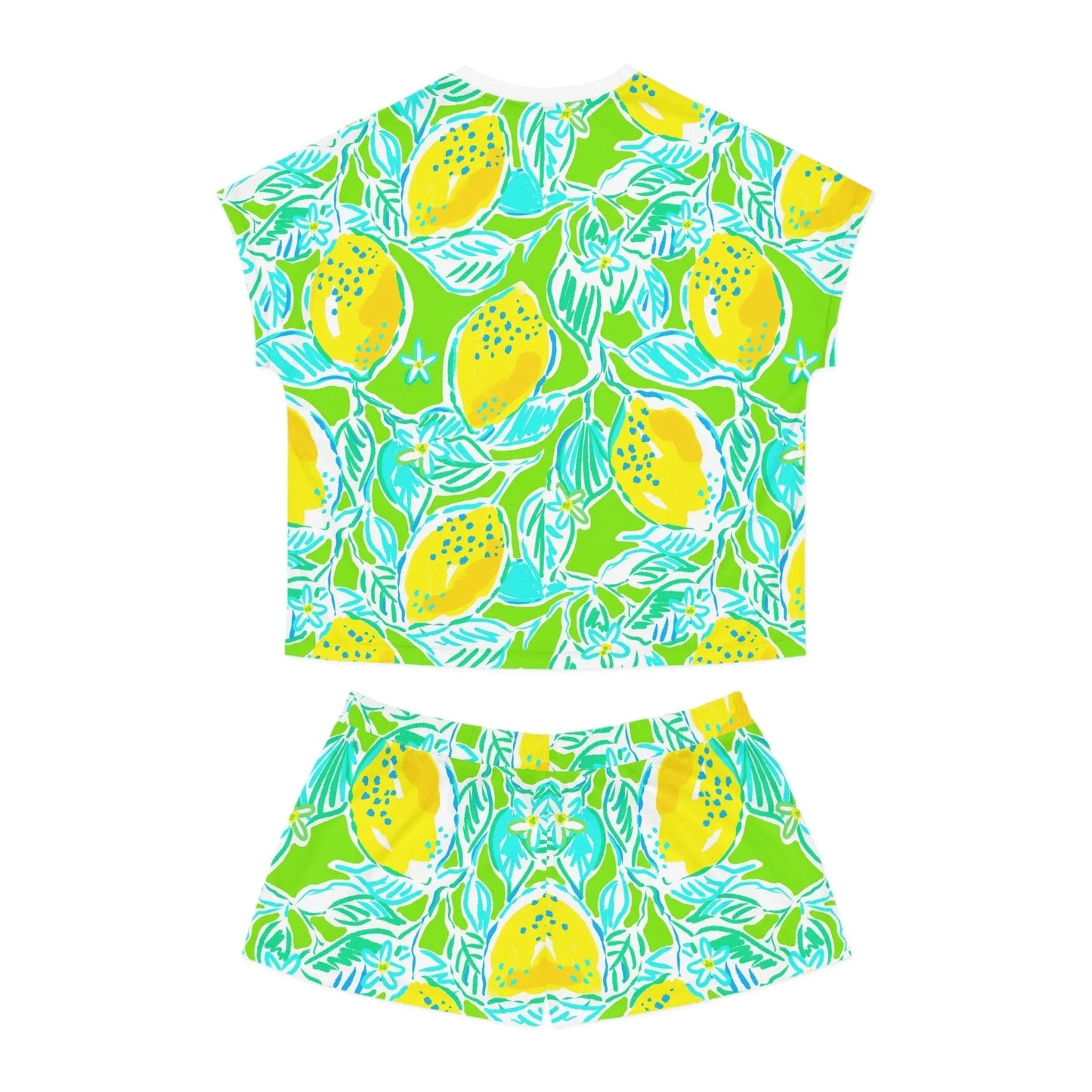 Lemonade Days Women’s Short Pajama Set - All Over Prints