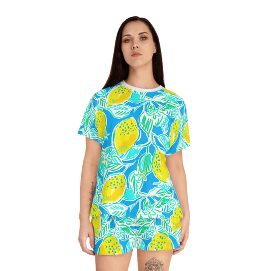 Lemonade Days Women’s Short Pajama Set - All Over Prints