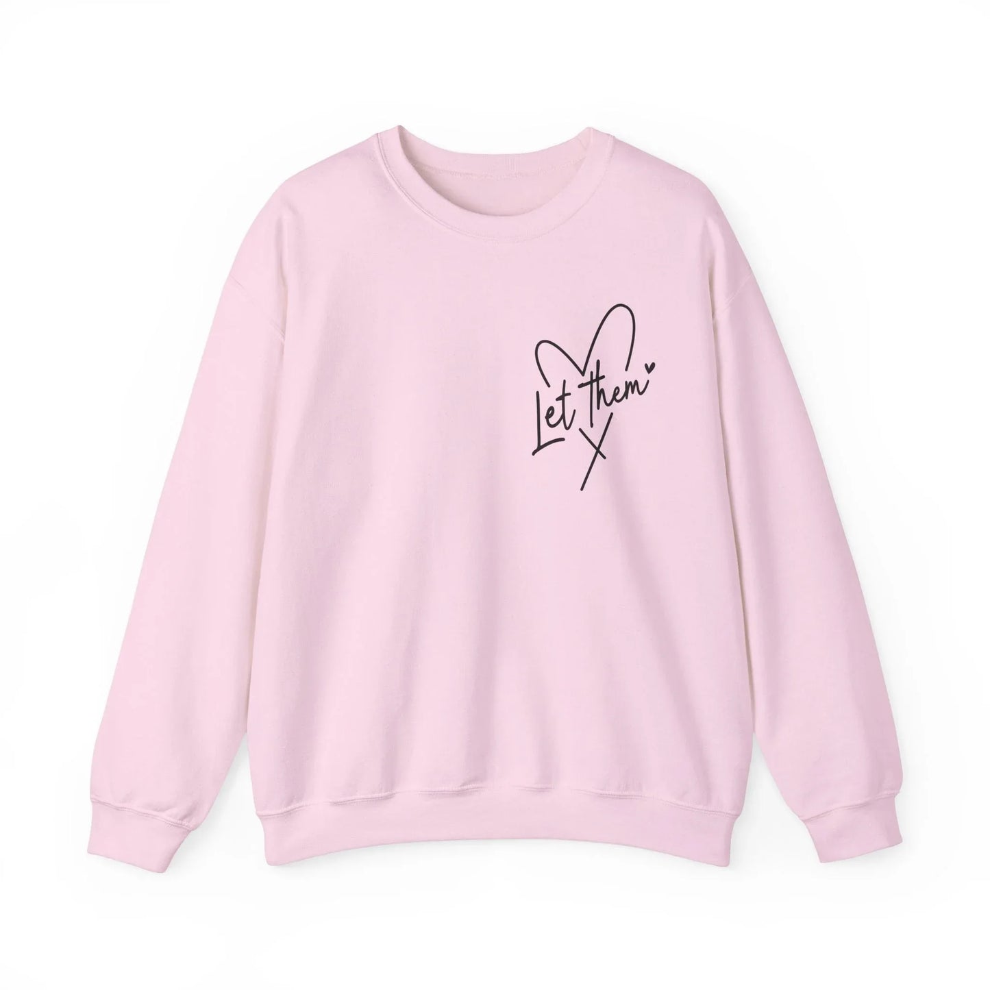 Let Them Watch Sweatshirt - Light Pink / S