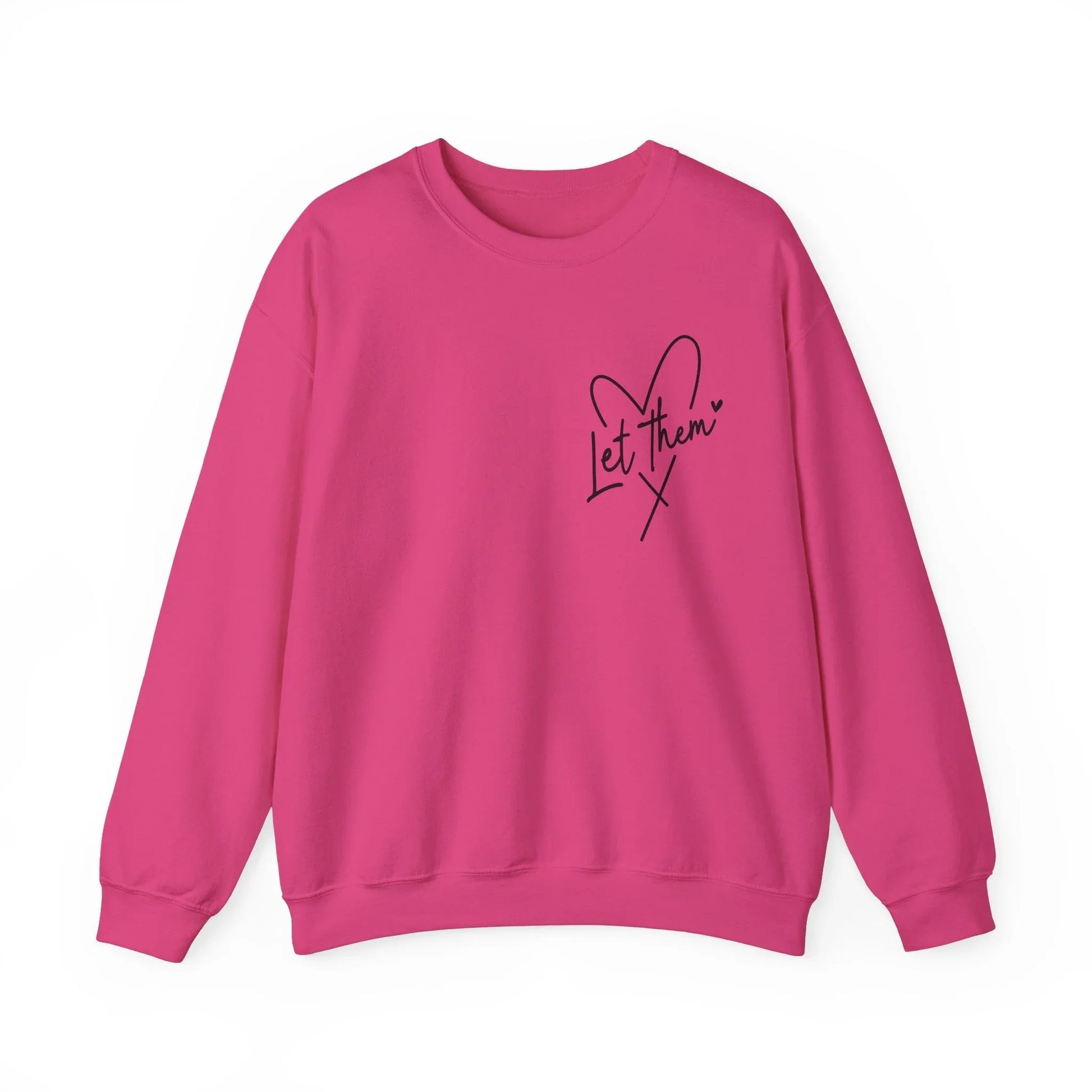 Let Them Watch Sweatshirt - Heliconia / S
