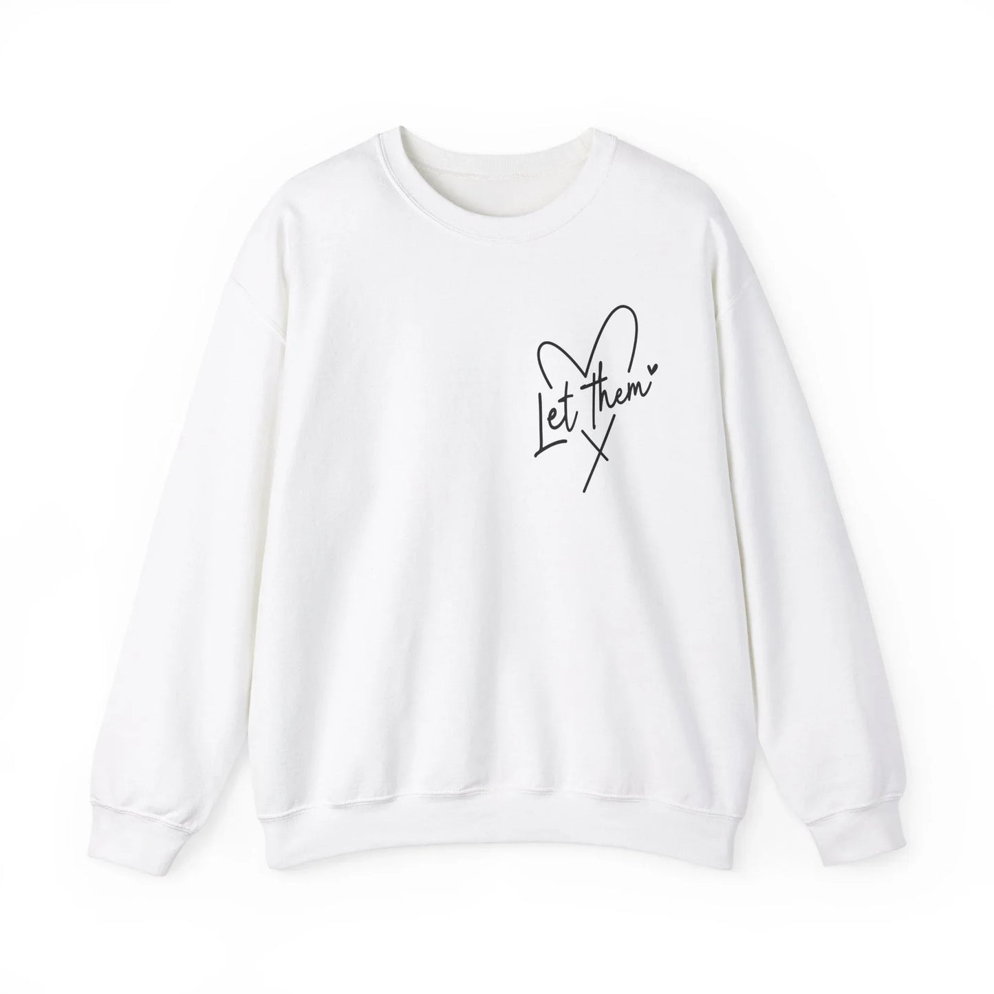 Let Them Watch Sweatshirt - White / S