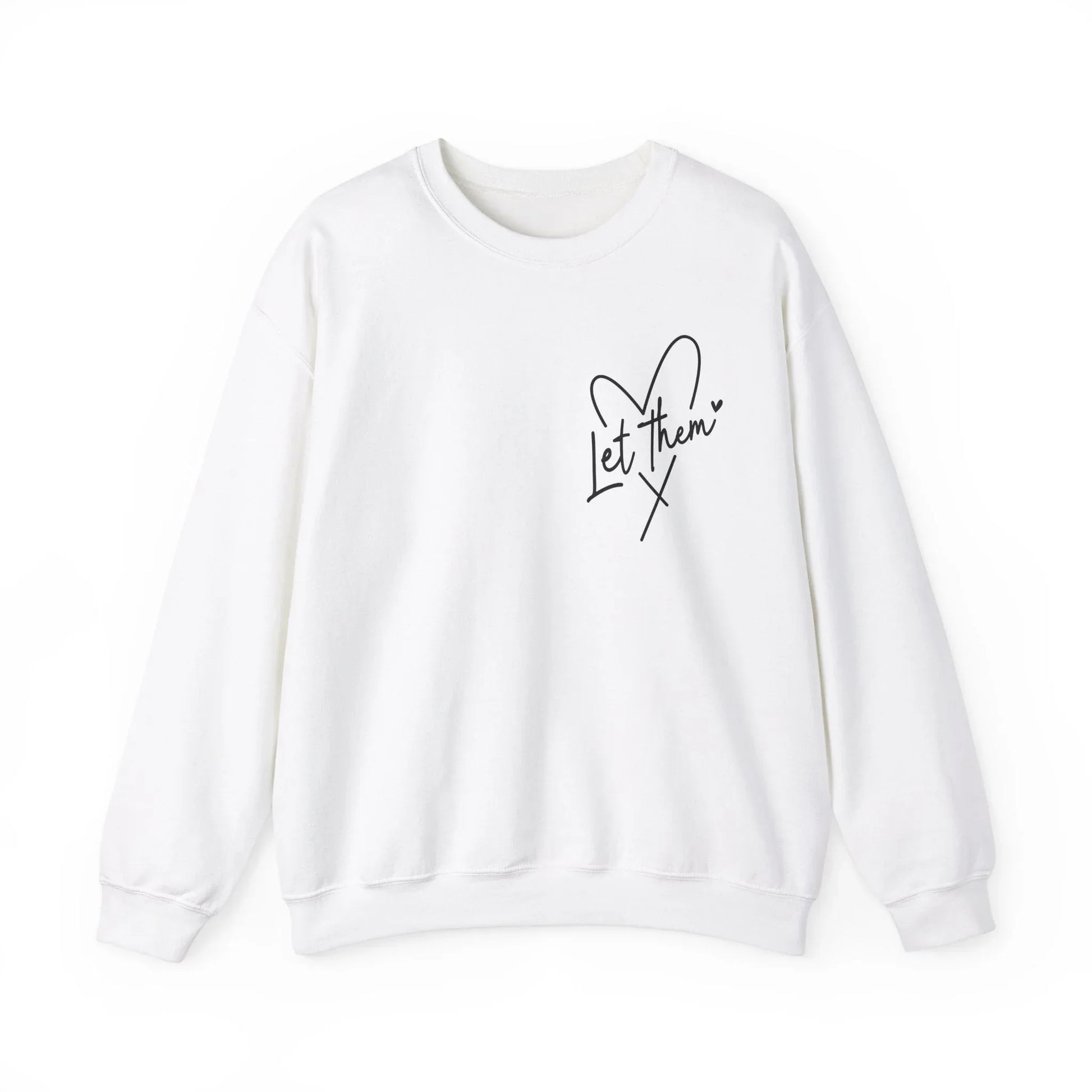 Let Them Watch Sweatshirt - White / S