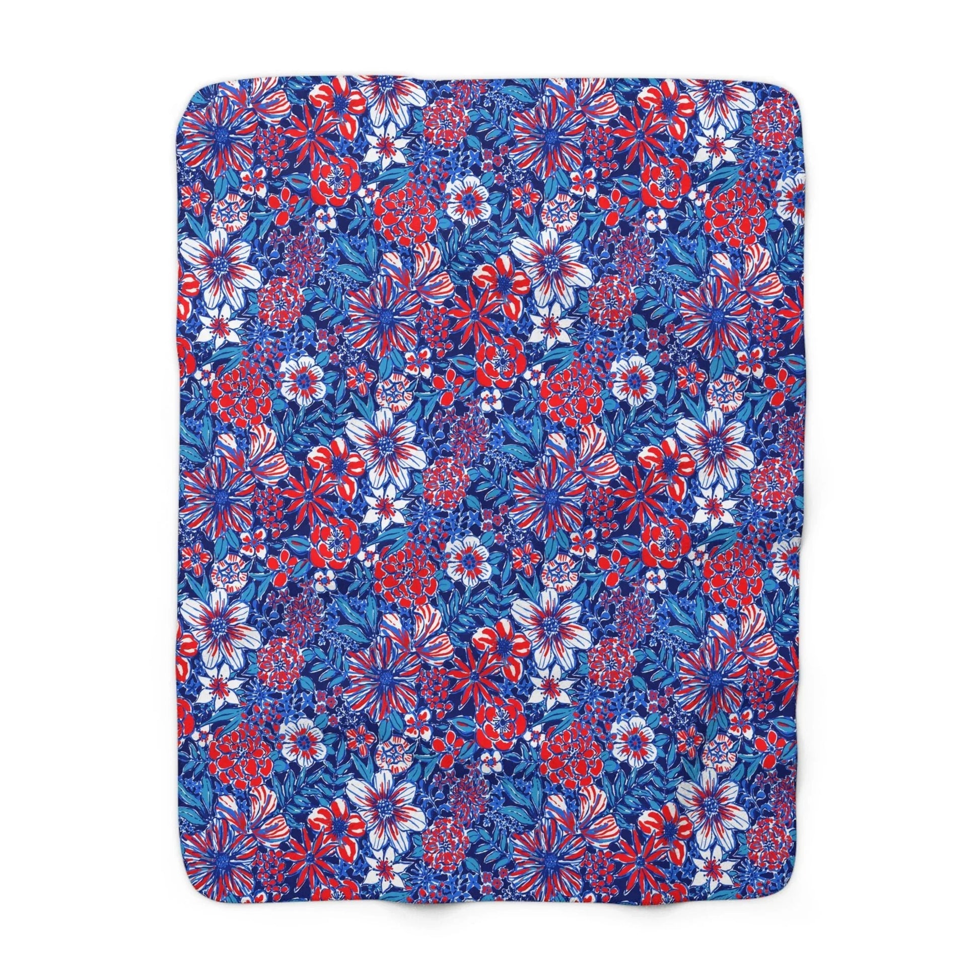 Liberty Garden Sherpa Fleece Blanket - 50’’ × 60’’ - Home Decor
