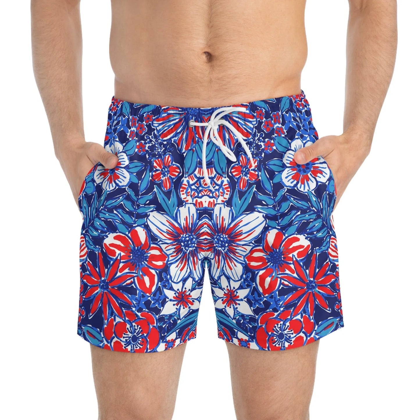 Liberty Garden Swim Trunks - All Over Prints