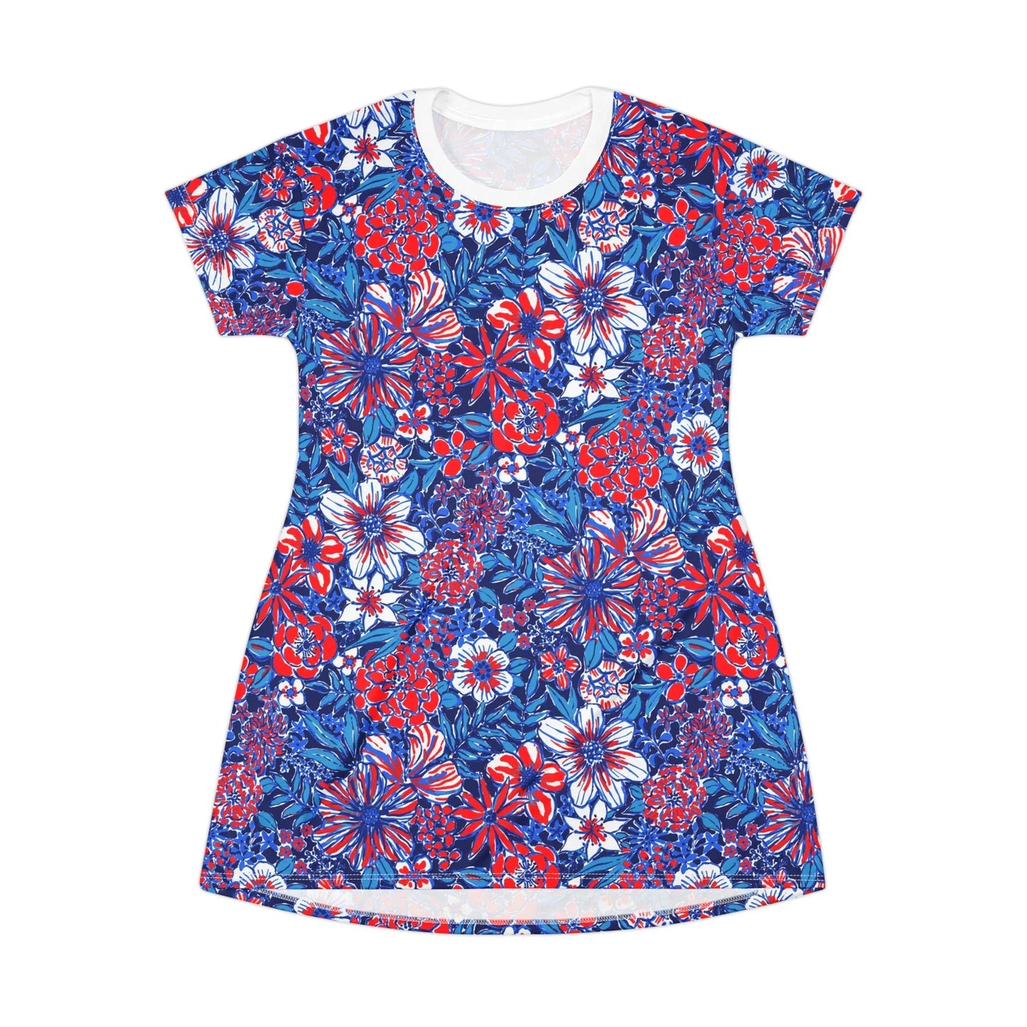 Liberty Garden T-Shirt Dress - XS - All Over Prints