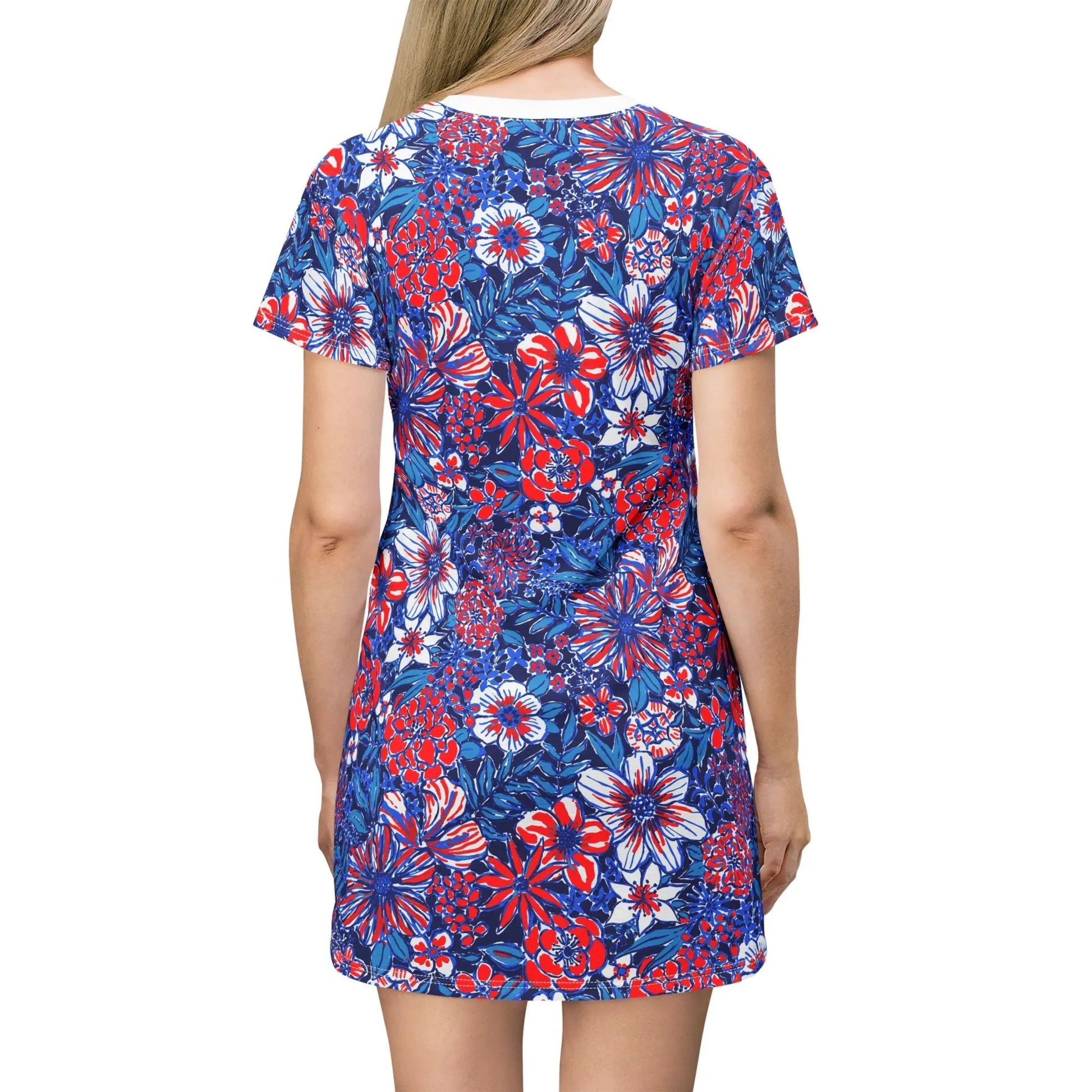 Liberty Garden T-Shirt Dress - All Over Prints
