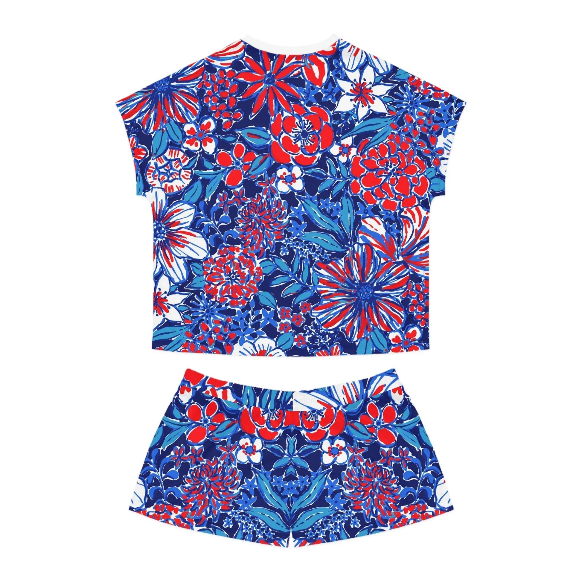 Liberty Garden Women’s Short Pajama Set - All Over Prints