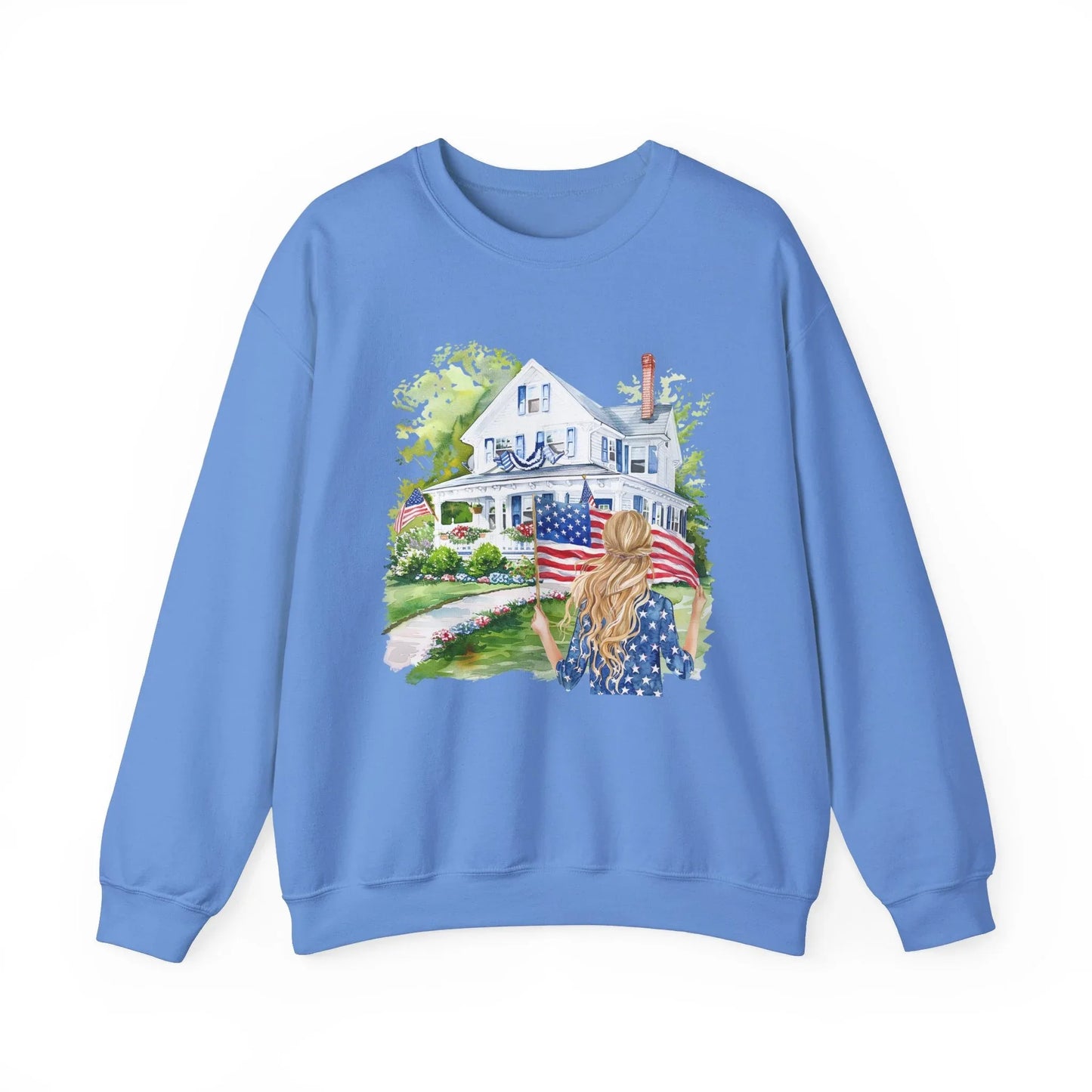 Liberty Sweatshirt | Unisex - Carolina Blue / S