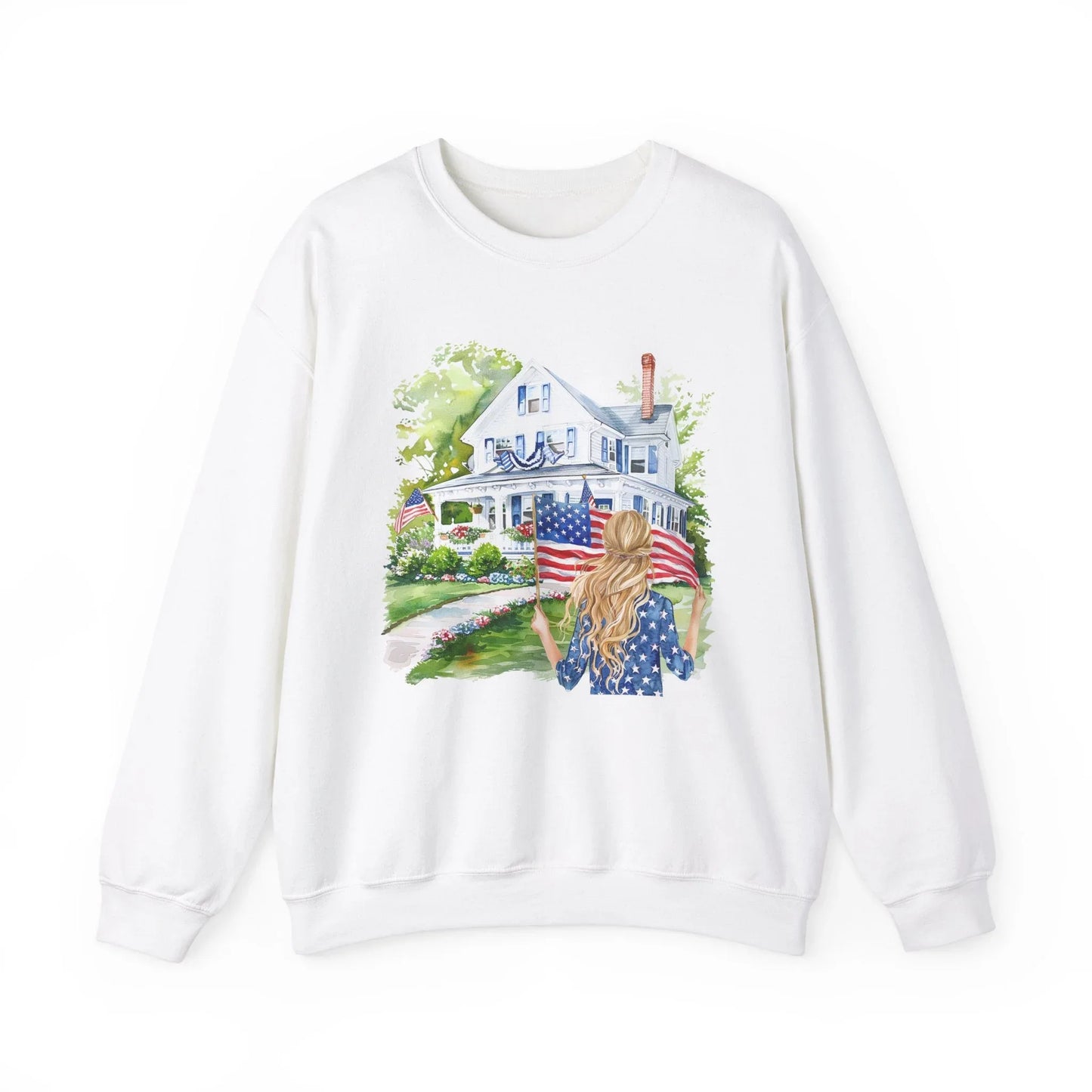 Liberty Sweatshirt | Unisex - White / S