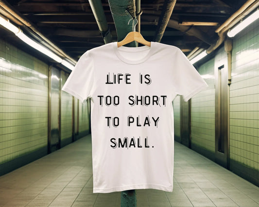 Live Big Dream Bigger | white | Unisex - T-Shirt