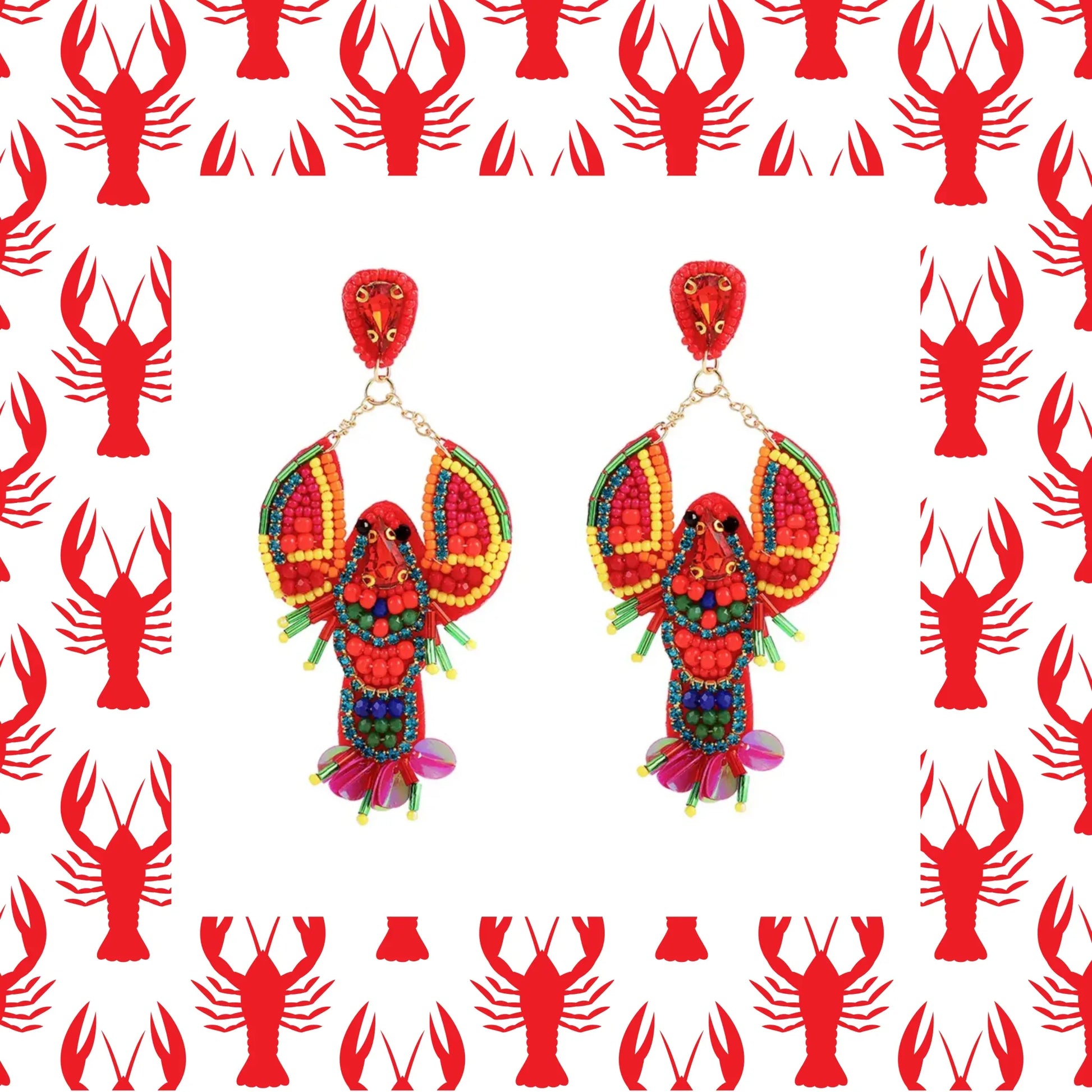 Lobster Chic Earrings