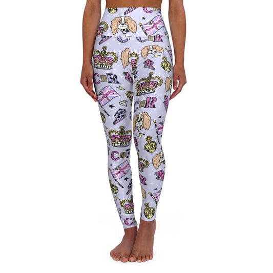 London City Girl High Waisted Yoga Leggings - XS - All Over Prints