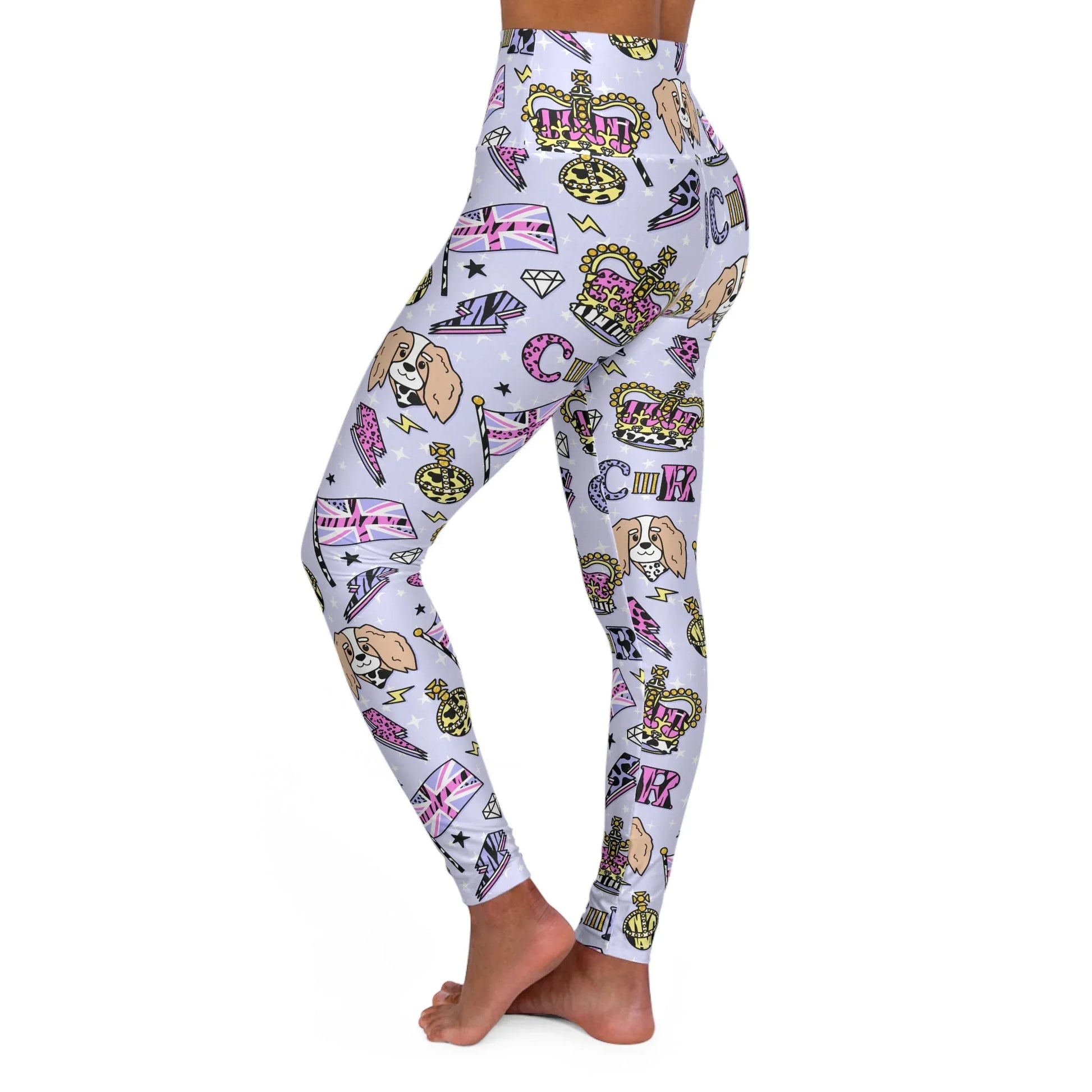 London City Girl High Waisted Yoga Leggings - All Over Prints