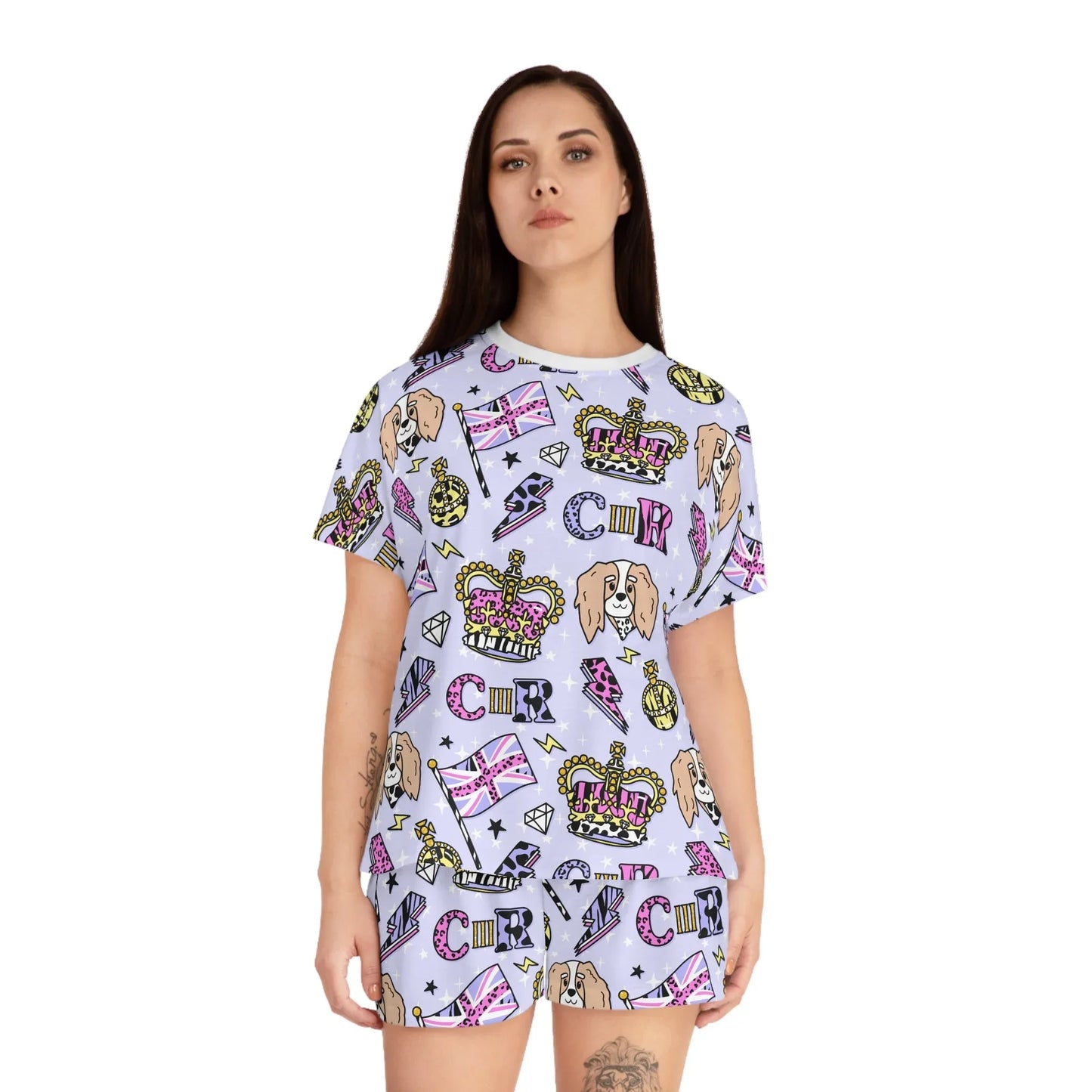 London City Girl Short Pajama Set - All Over Prints