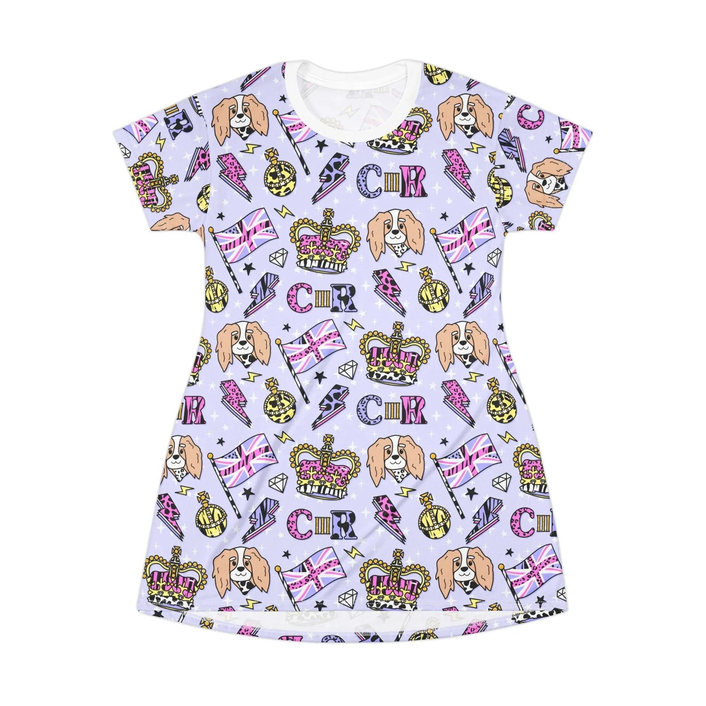London City Girl T-Shirt Dress - XS - All Over Prints