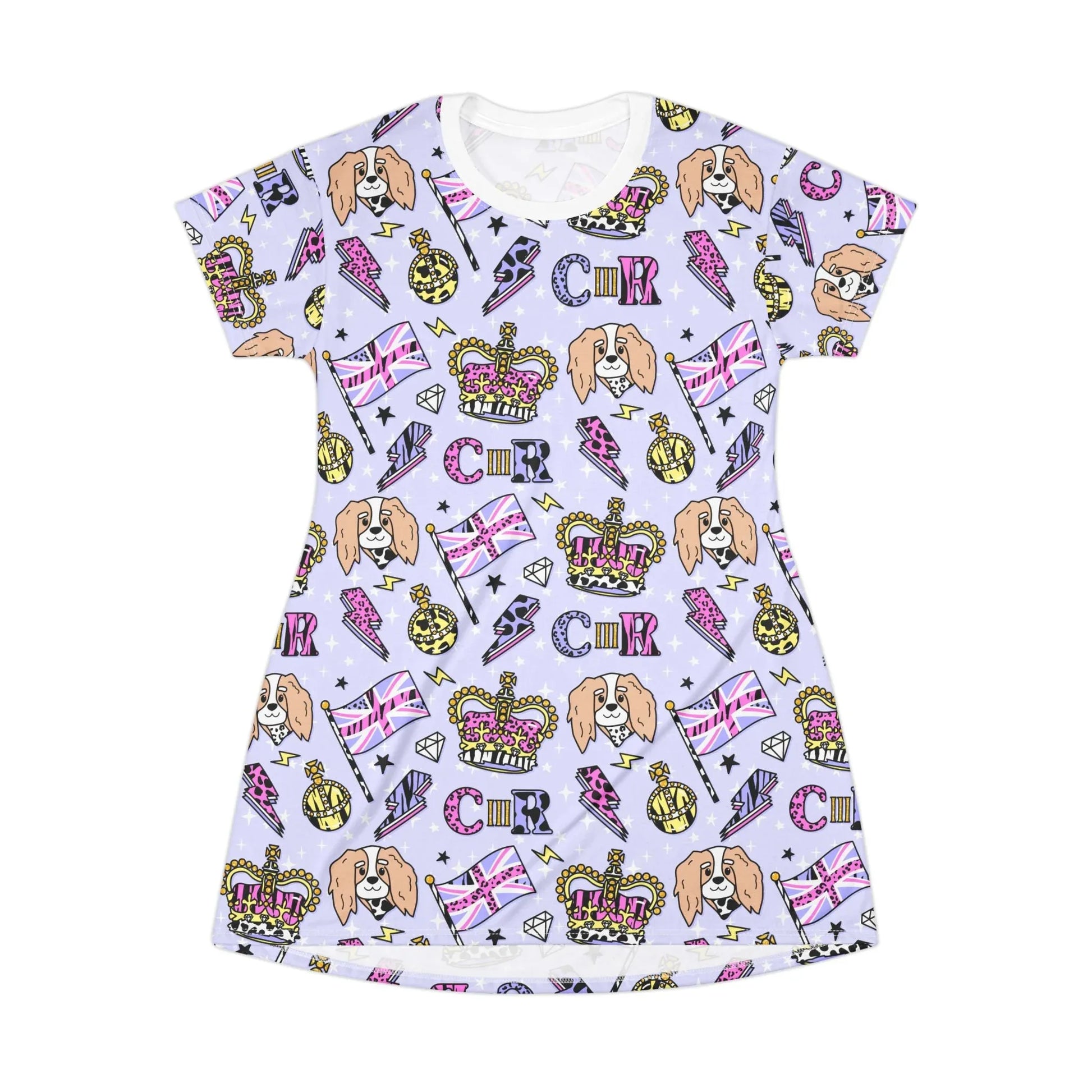 London City Girl T-Shirt Dress - XS - All Over Prints
