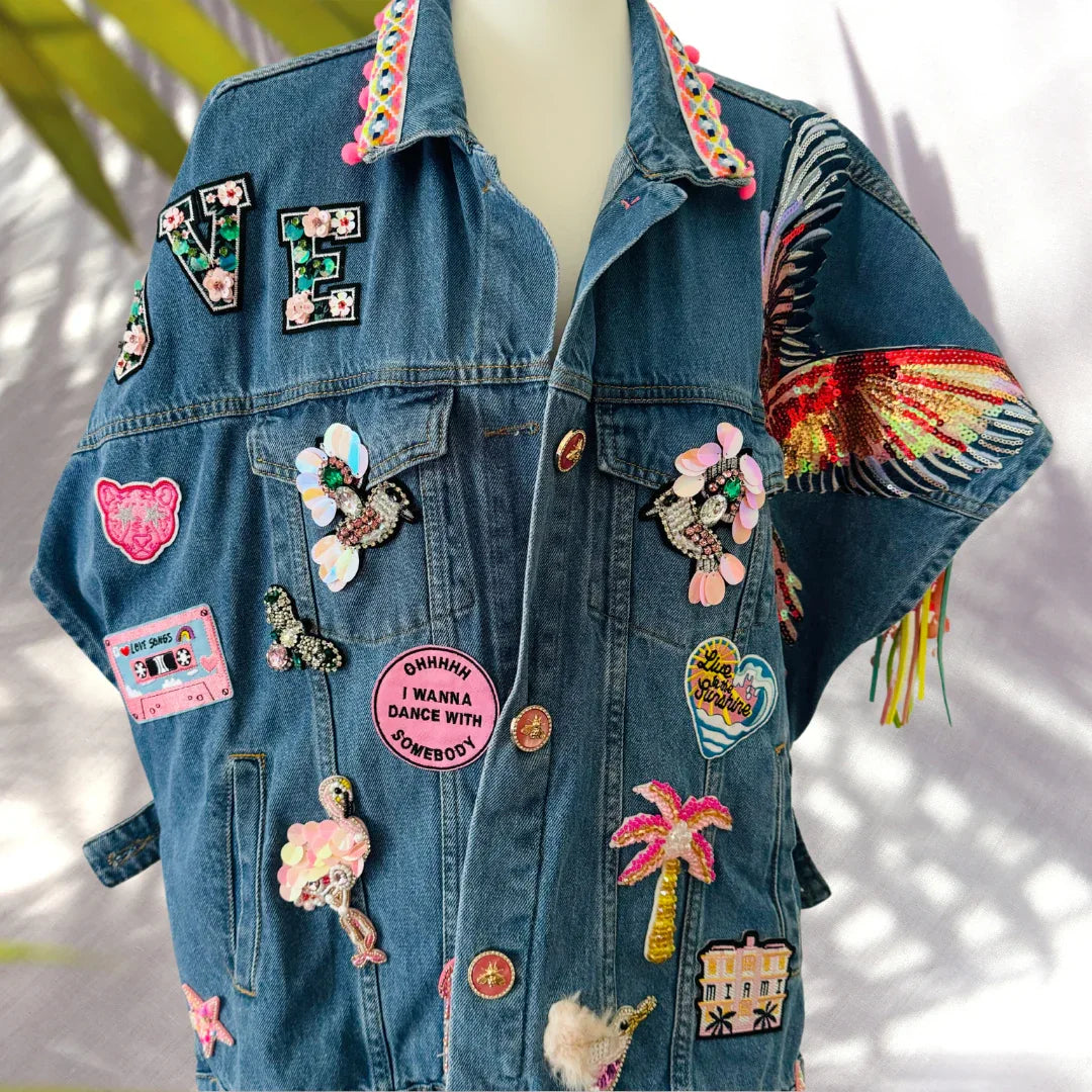 Lovebird Vest - Handcrafted Unique Custom