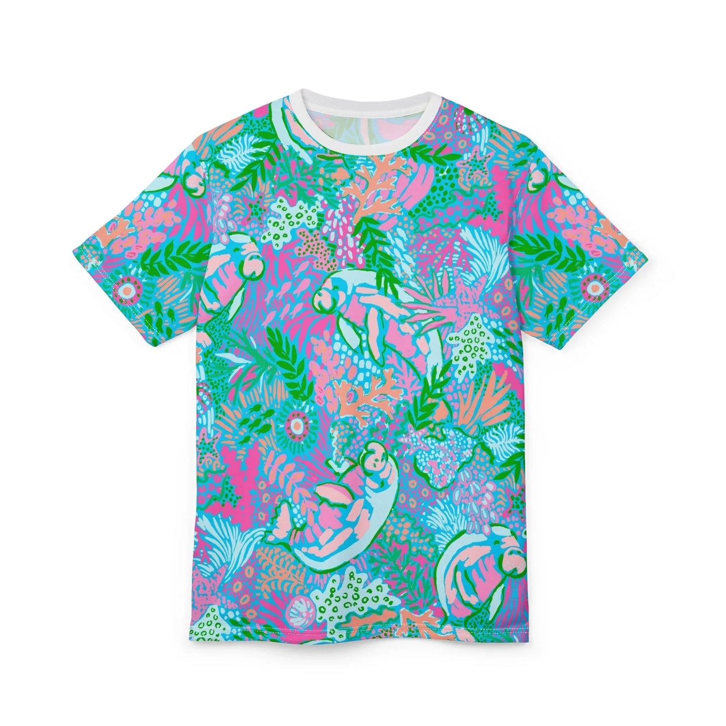 Manatee Paradise All-Over-Print T-Shirt - All Over Prints