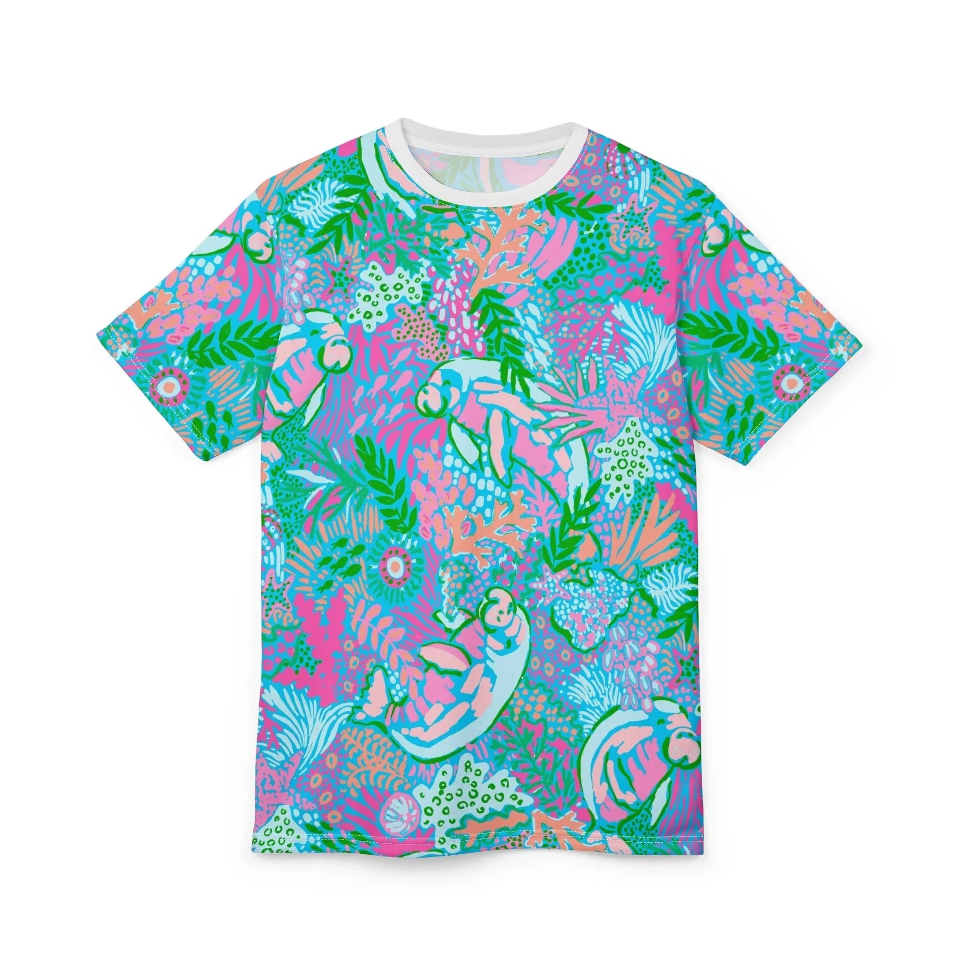 Manatee Paradise All-Over-Print T-Shirt - All Over Prints