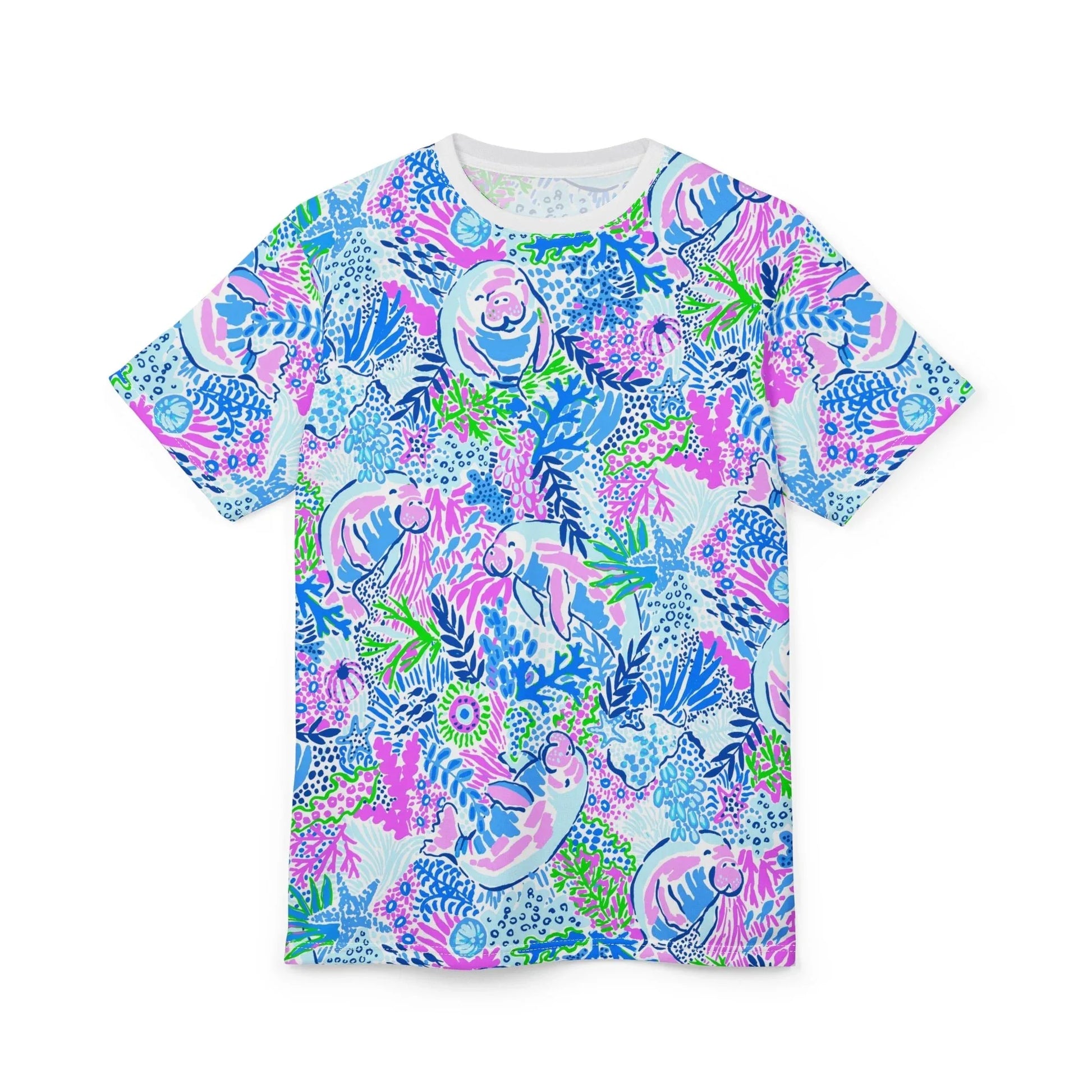 Manatee Paradise All-Over-Print T-Shirt - All Over Prints