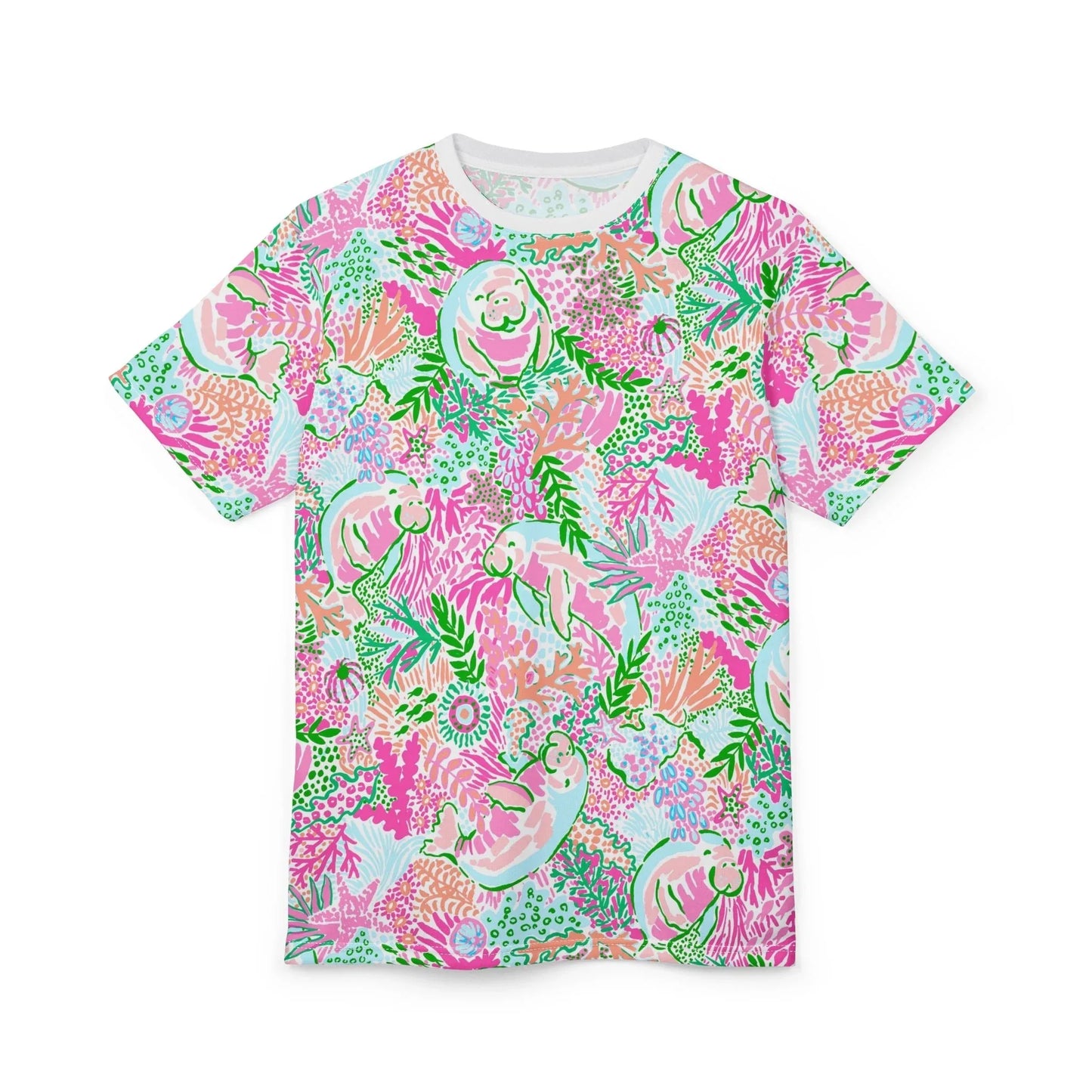 Manatee Paradise All-Over-Print T-Shirt - All Over Prints