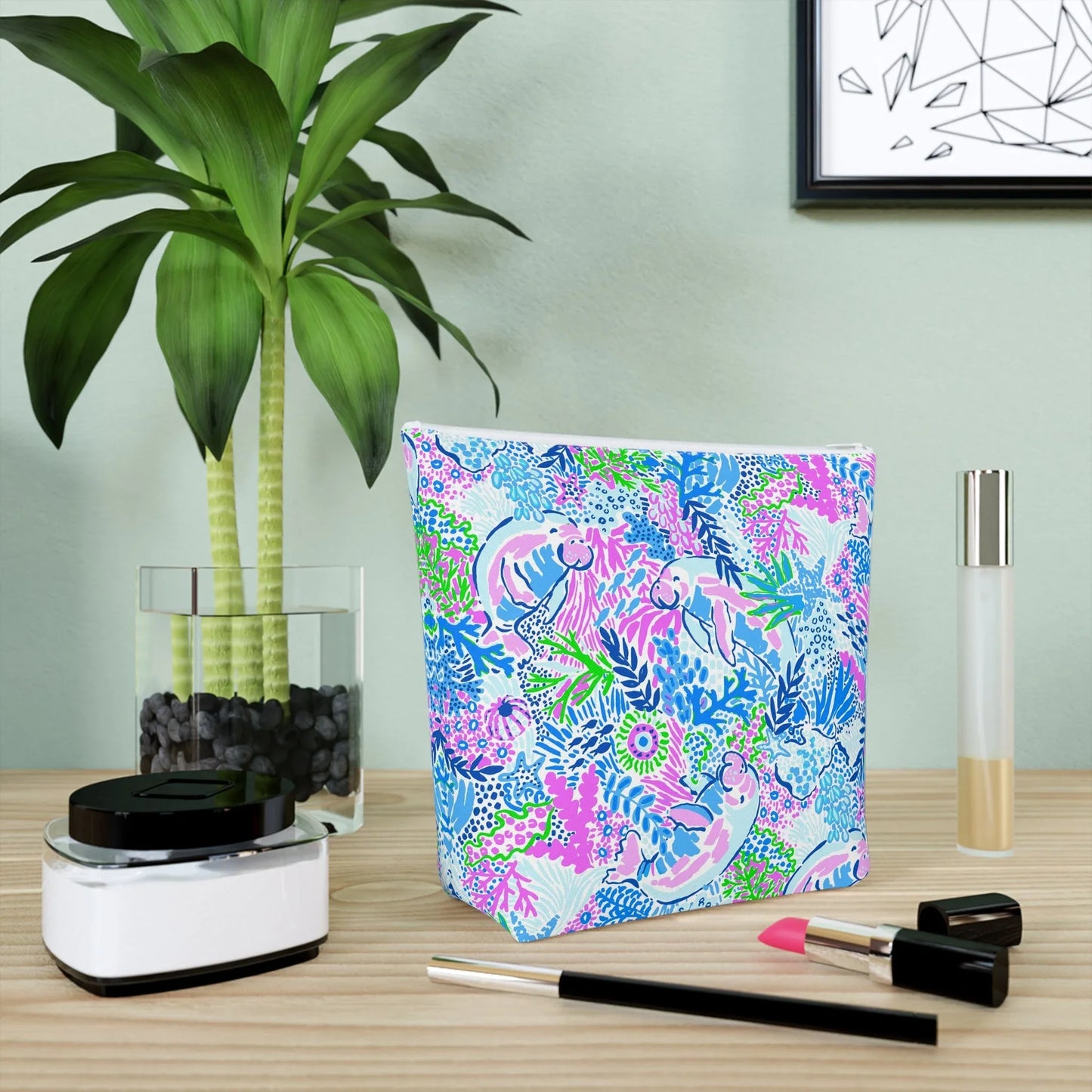 Manatee Paradise Cosmetic Bag - Bags