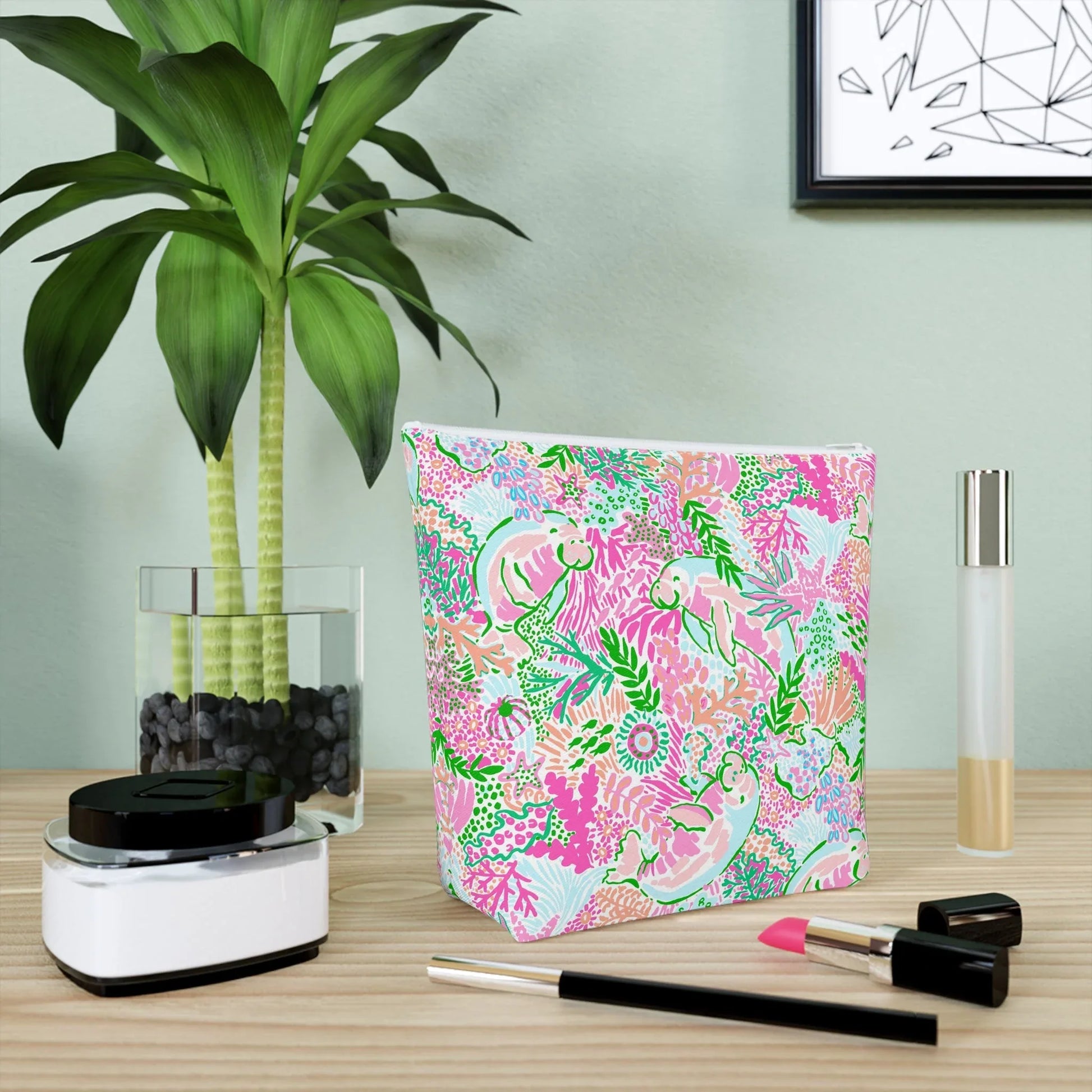Manatee Paradise Cosmetic Bag - Bags