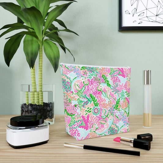 Manatee Paradise Cosmetic Bag - Bags