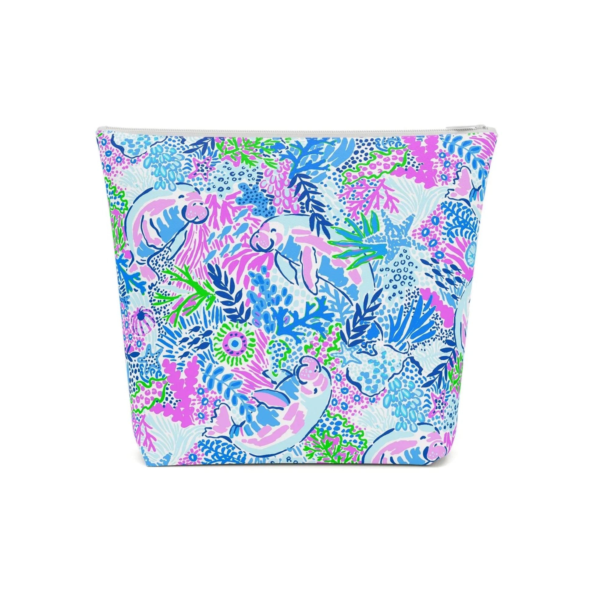 Manatee Paradise Cosmetic Bag - 7.1’’ × 5.9’’ - Bags