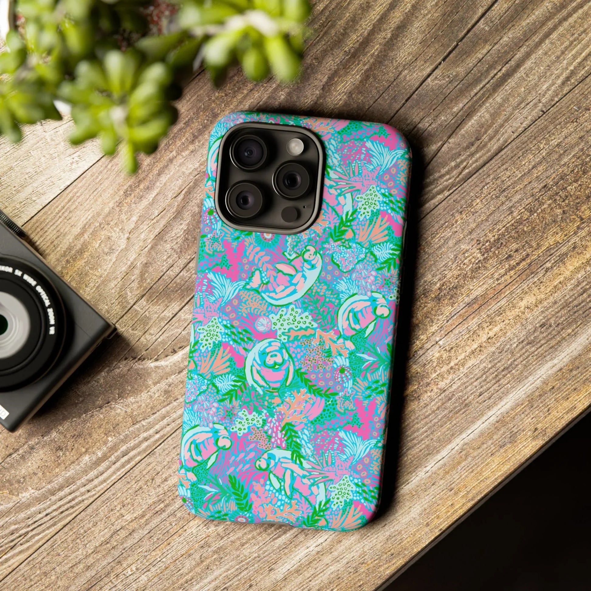 Manatee Paradise iPhone Case - Phone