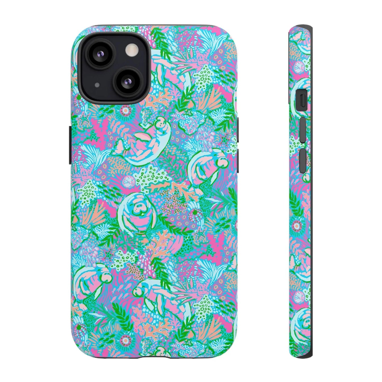 Manatee Paradise iPhone Case - 13 / Matte - Phone