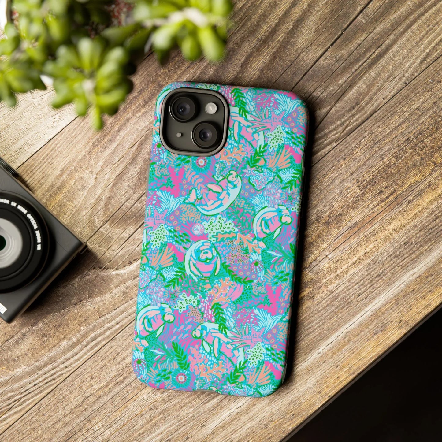 Manatee Paradise iPhone Case - Phone
