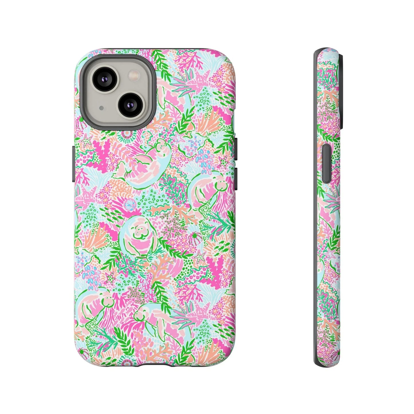 Manatee Paradise iPhone Case - 14 / Matte - Phone