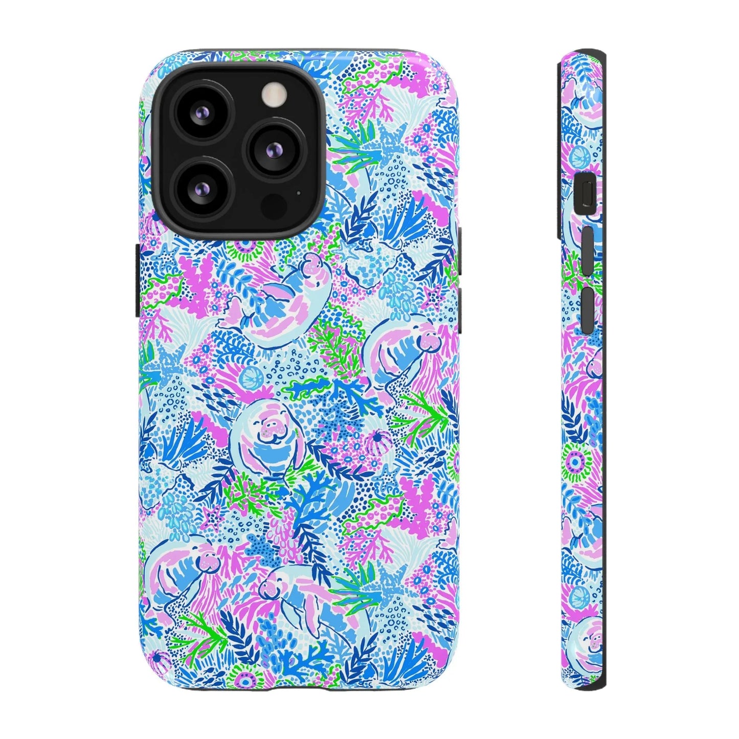 Manatee Paradise iPhone Case - 13 Pro / Glossy - Phone
