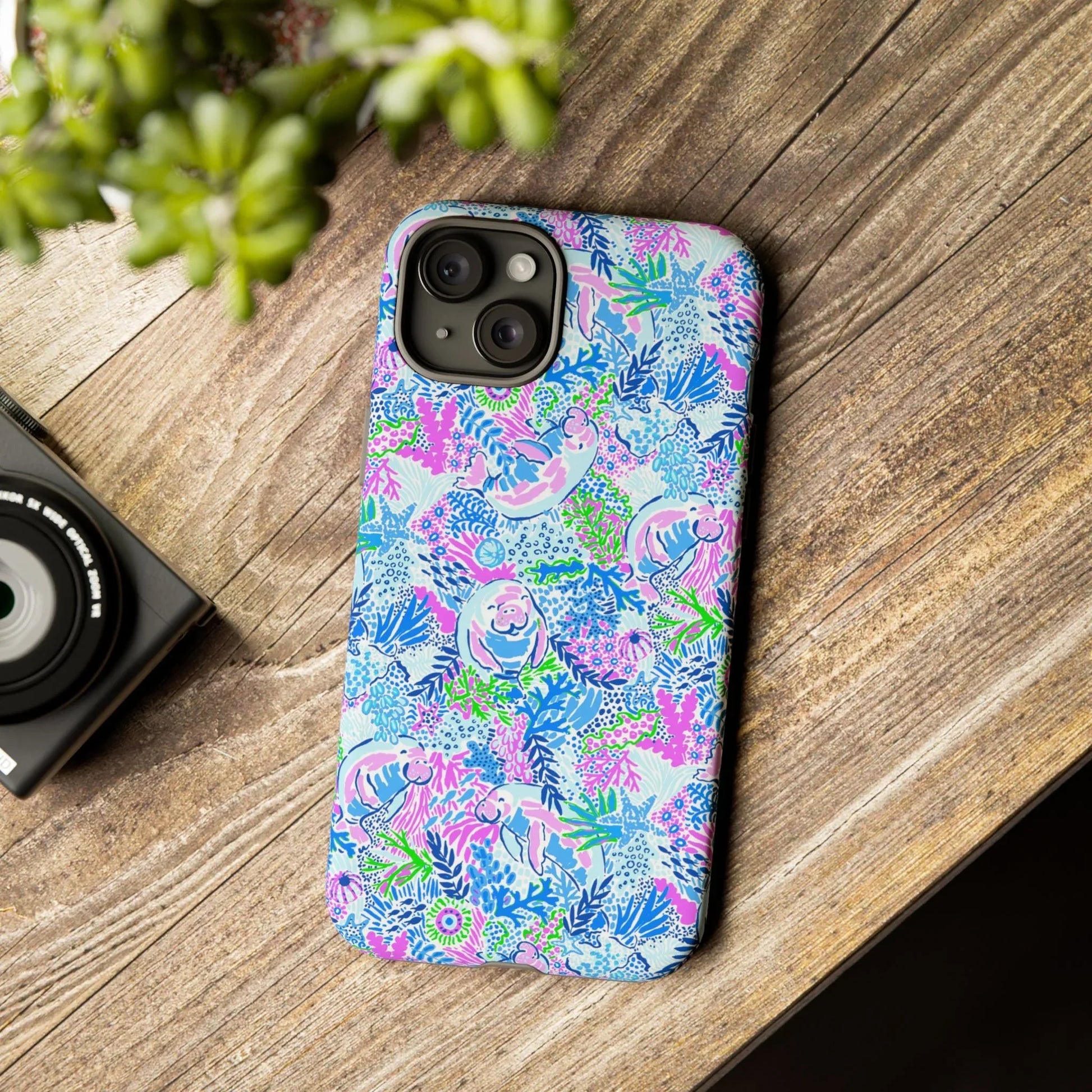 Manatee Paradise iPhone Case - Phone