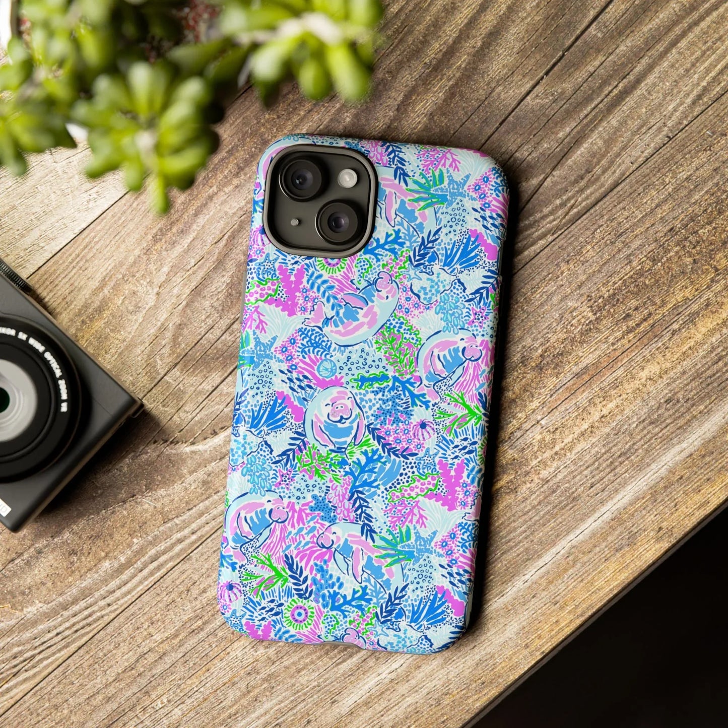 Manatee Paradise iPhone Case - Phone