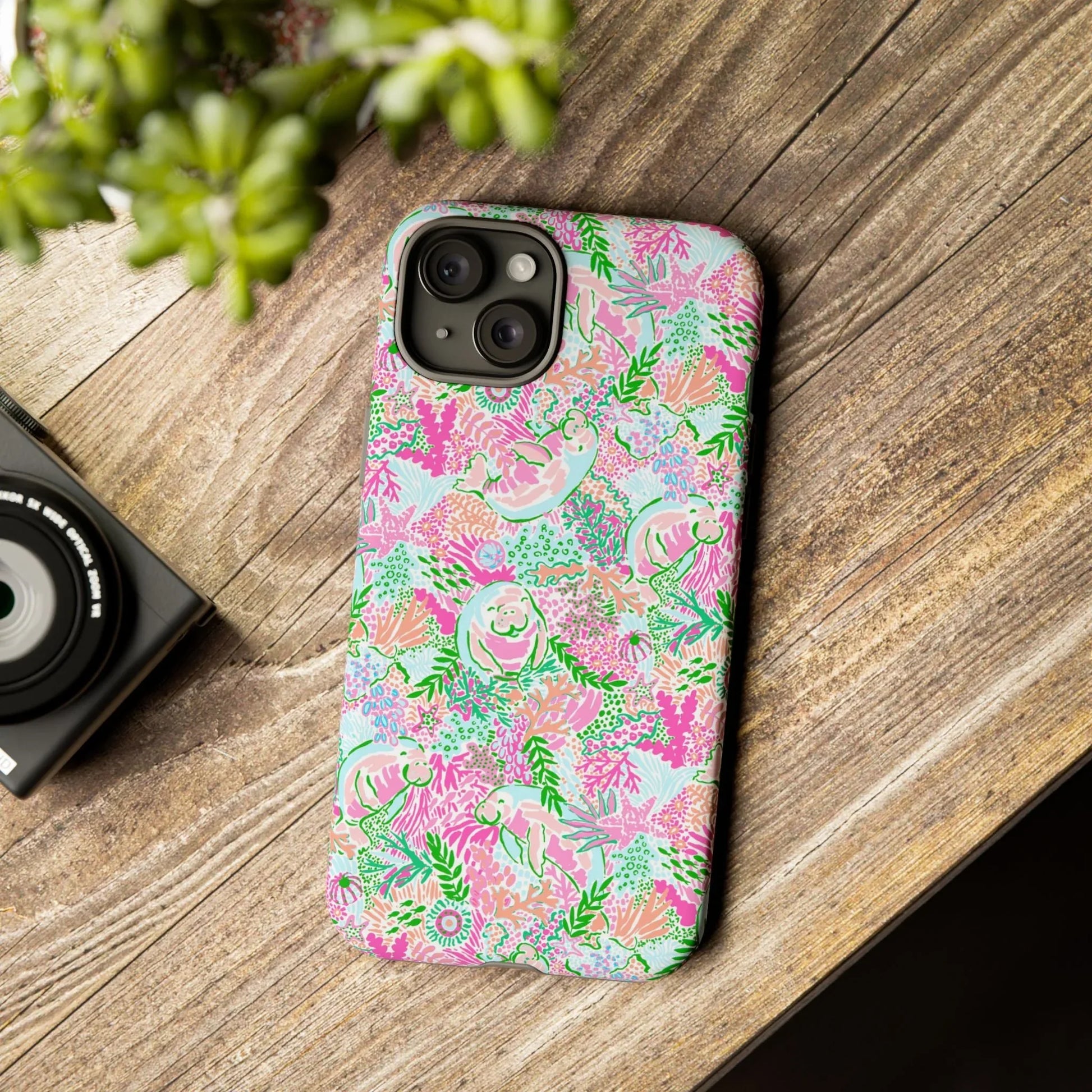 Manatee Paradise iPhone Case - Phone