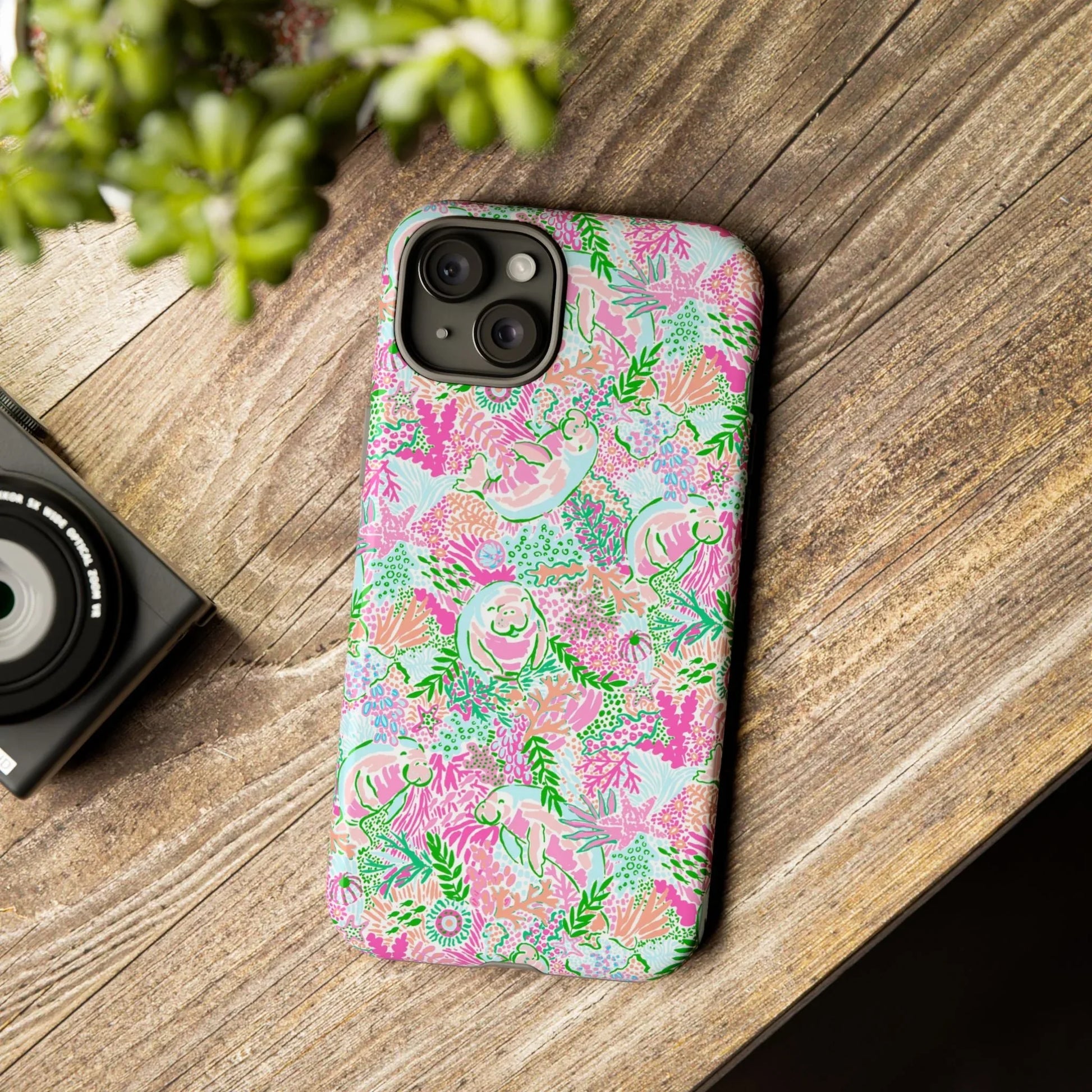 Manatee Paradise iPhone Case - Phone