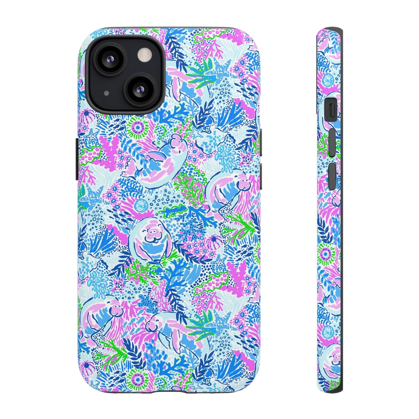 Manatee Paradise iPhone Case - 13 / Matte - Phone