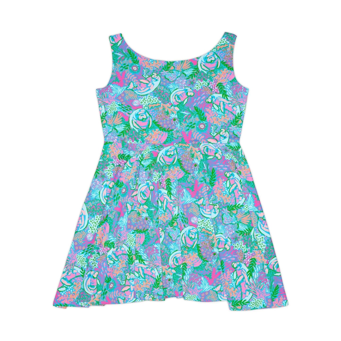 Manatee Paradise Skater Dress - All Over Prints