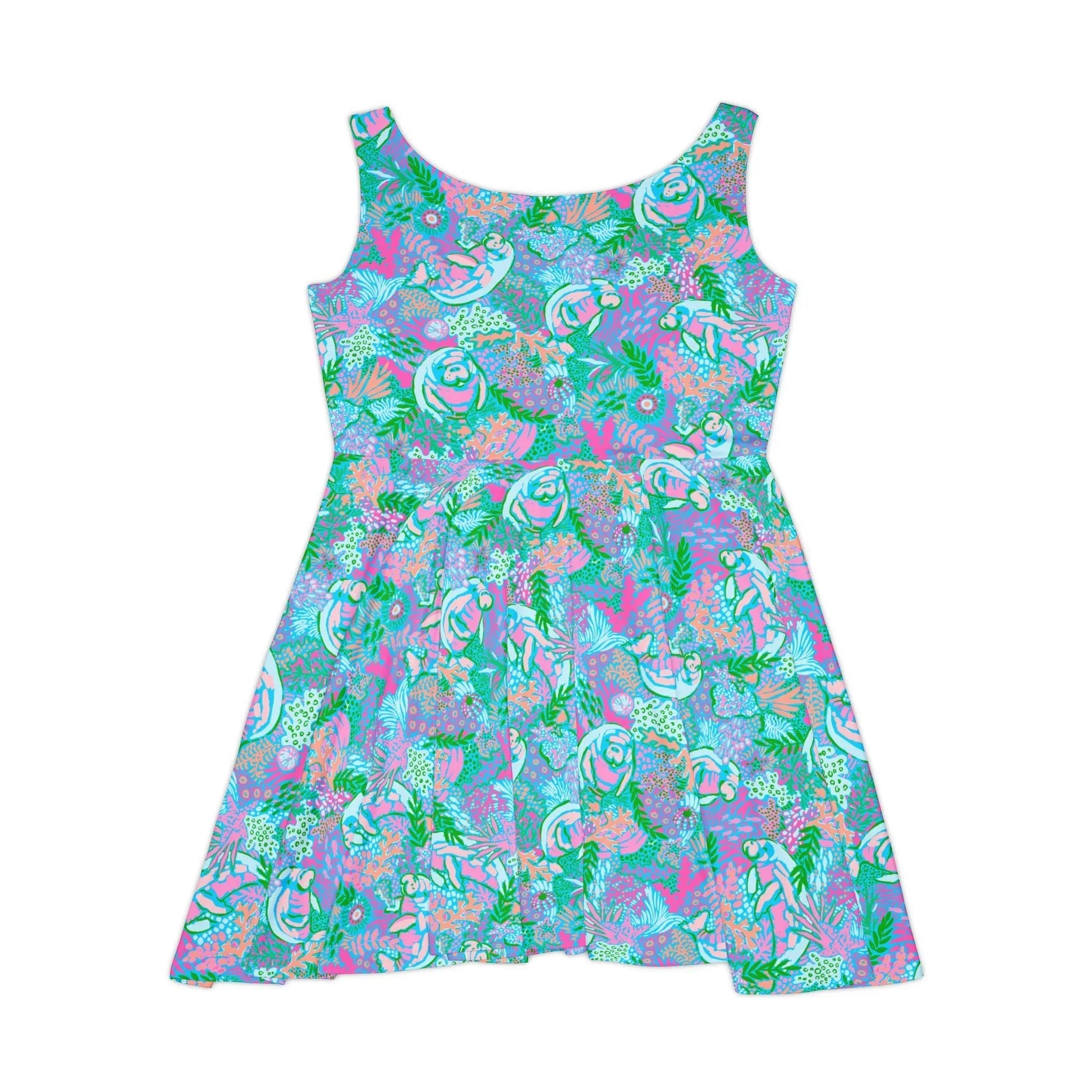 Manatee Paradise Skater Dress - All Over Prints
