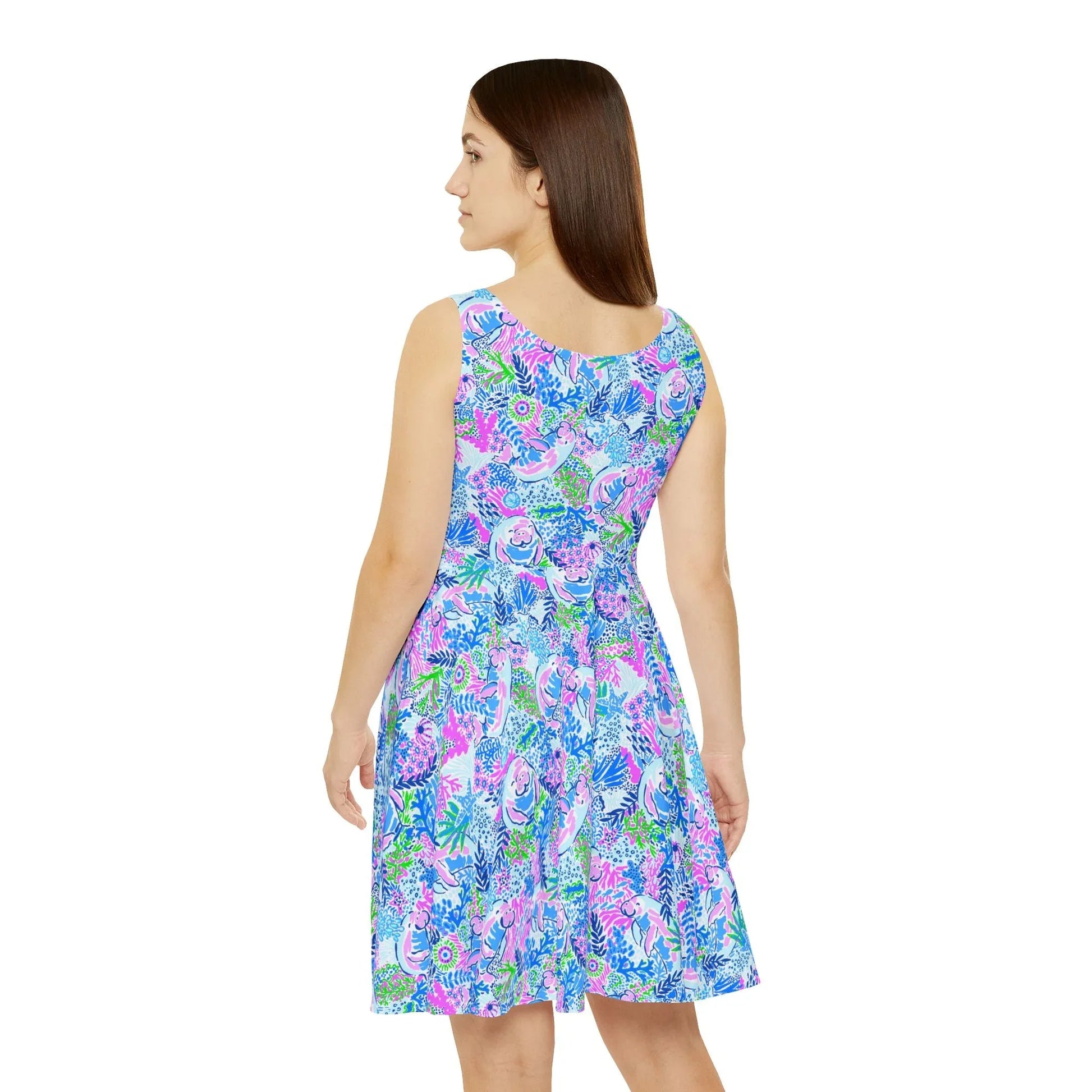Manatee Paradise Skater Dress - All Over Prints