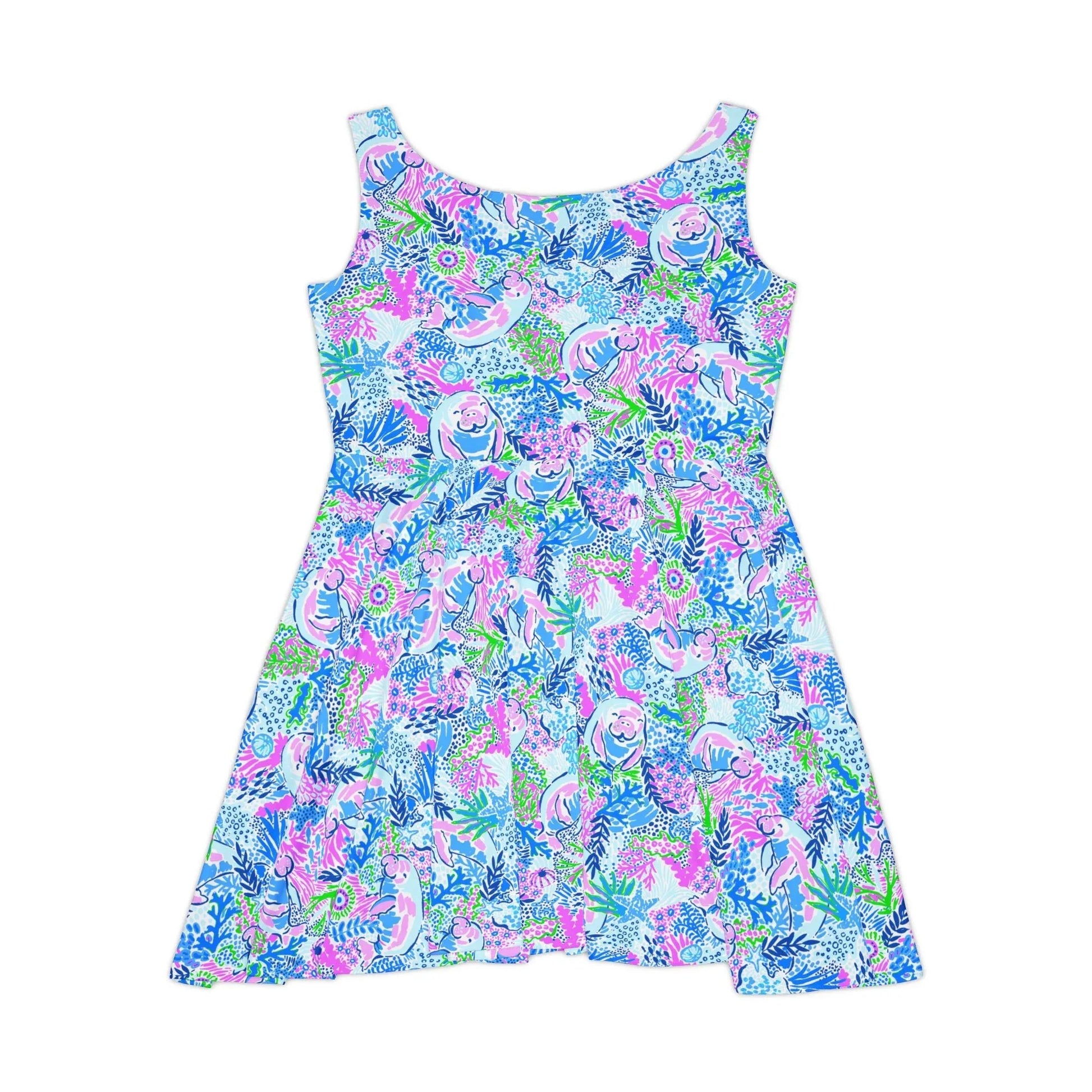 Manatee Paradise Skater Dress - All Over Prints